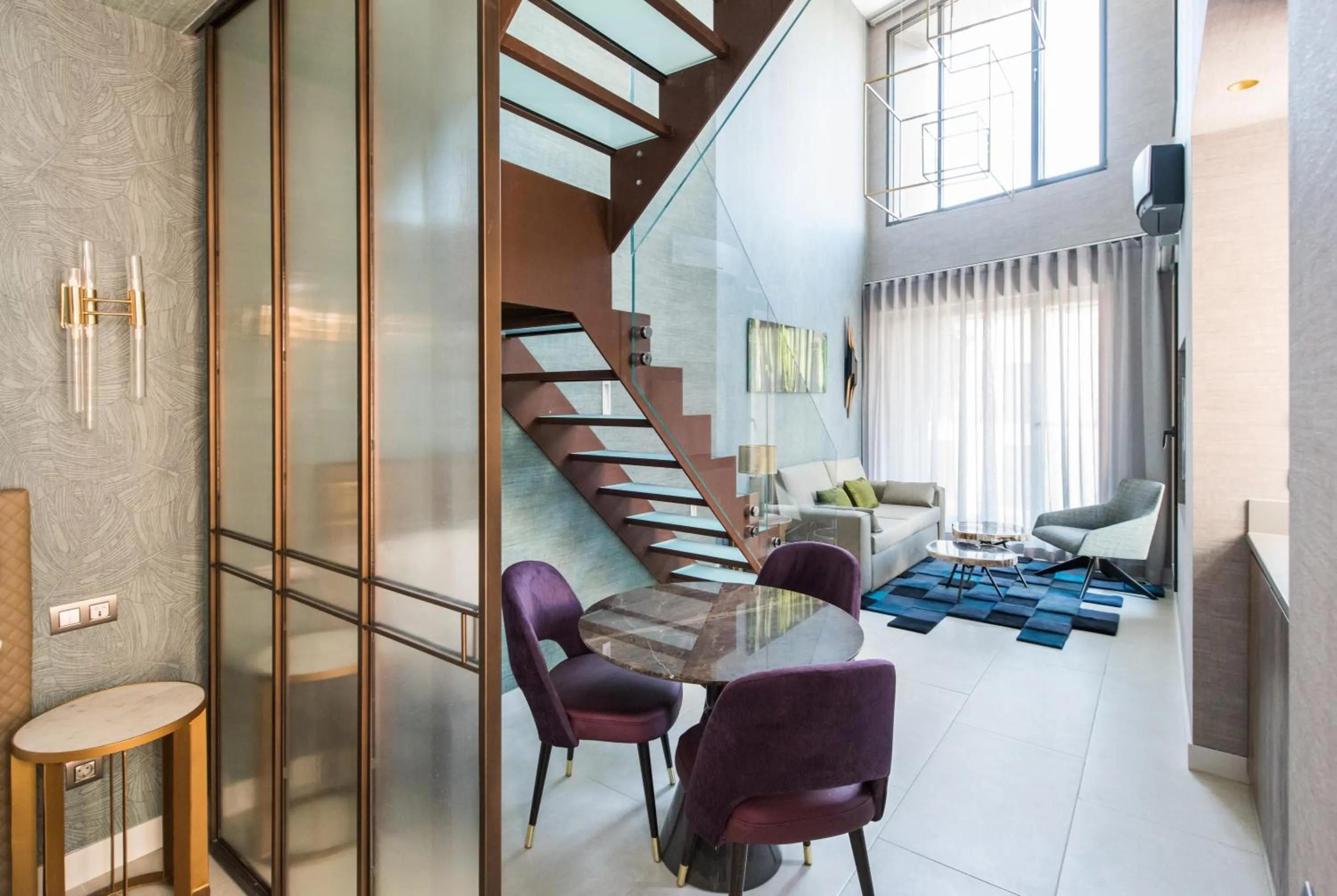 Living room in The Garden Suites