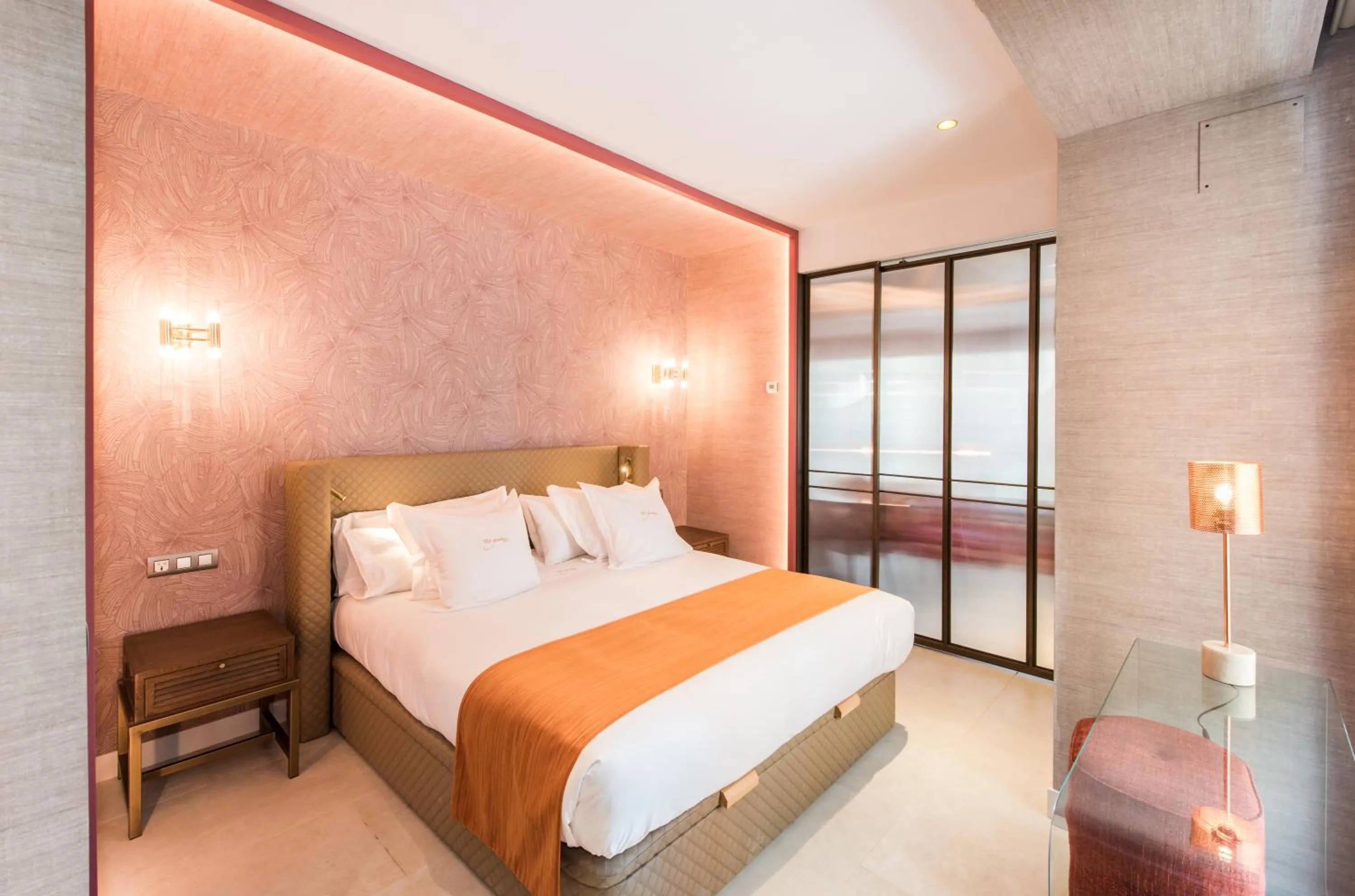 Bed in The Garden Suites