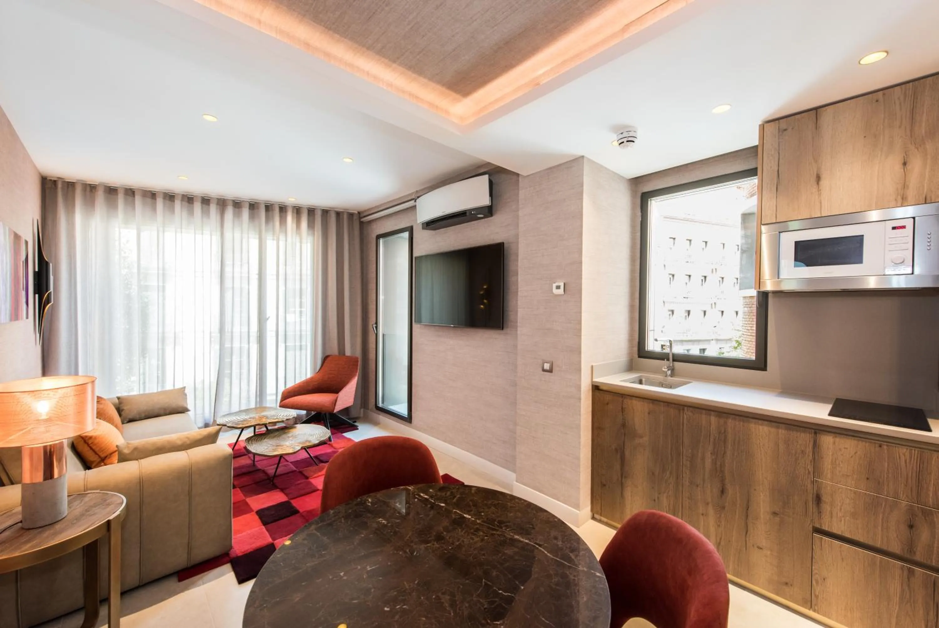 Kitchen or kitchenette in The Garden Suites