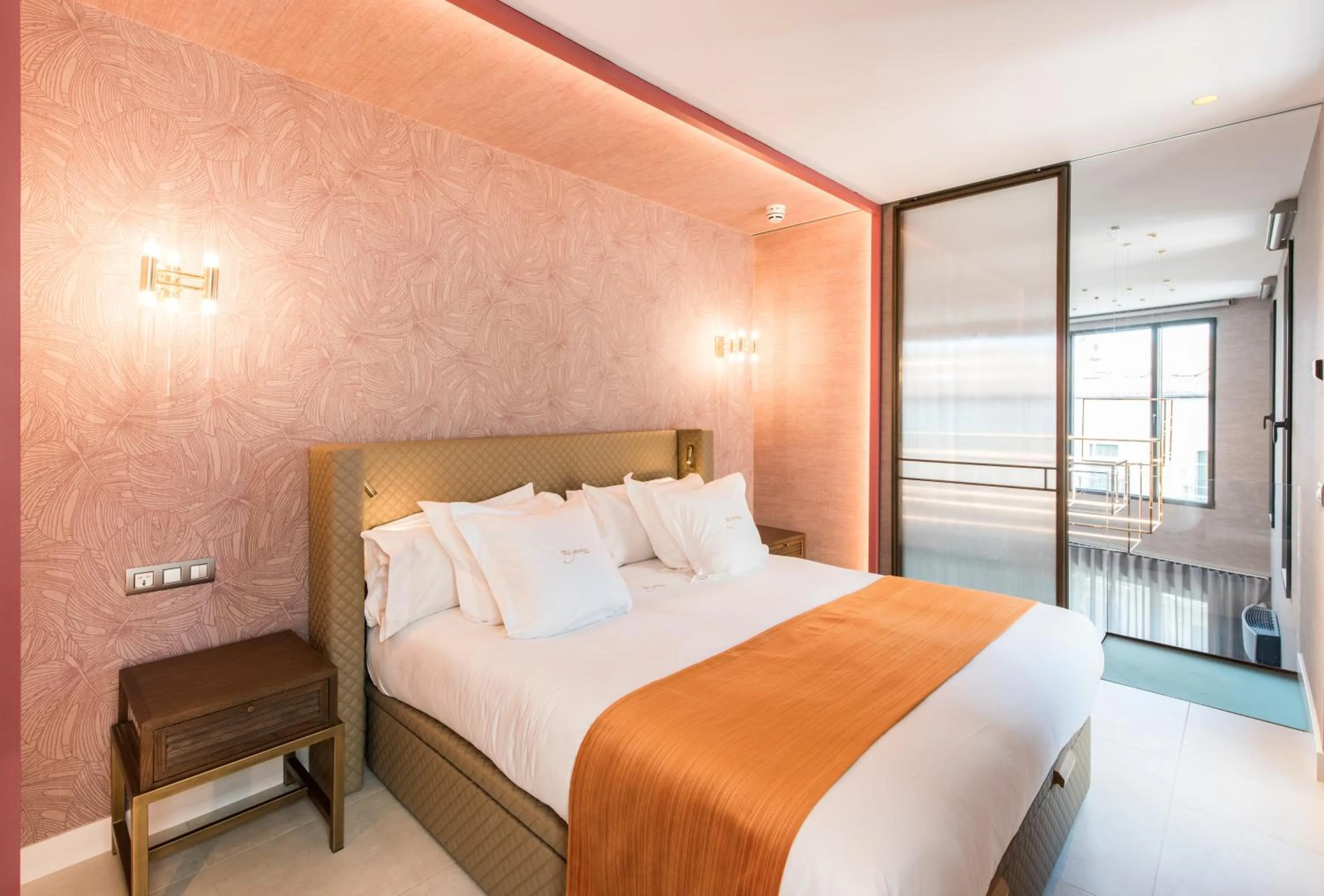 Bed in The Garden Suites