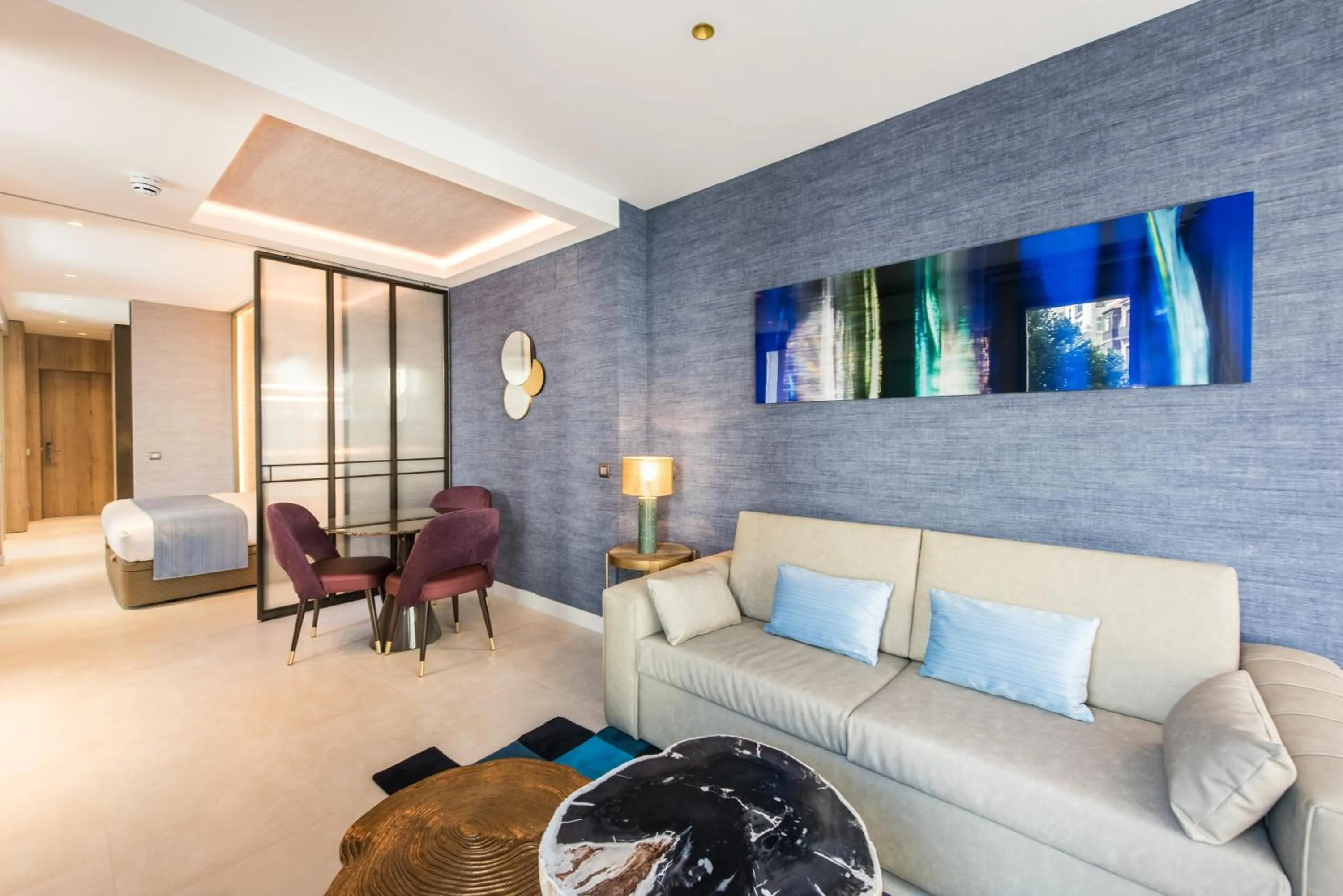 Living room in The Garden Suites