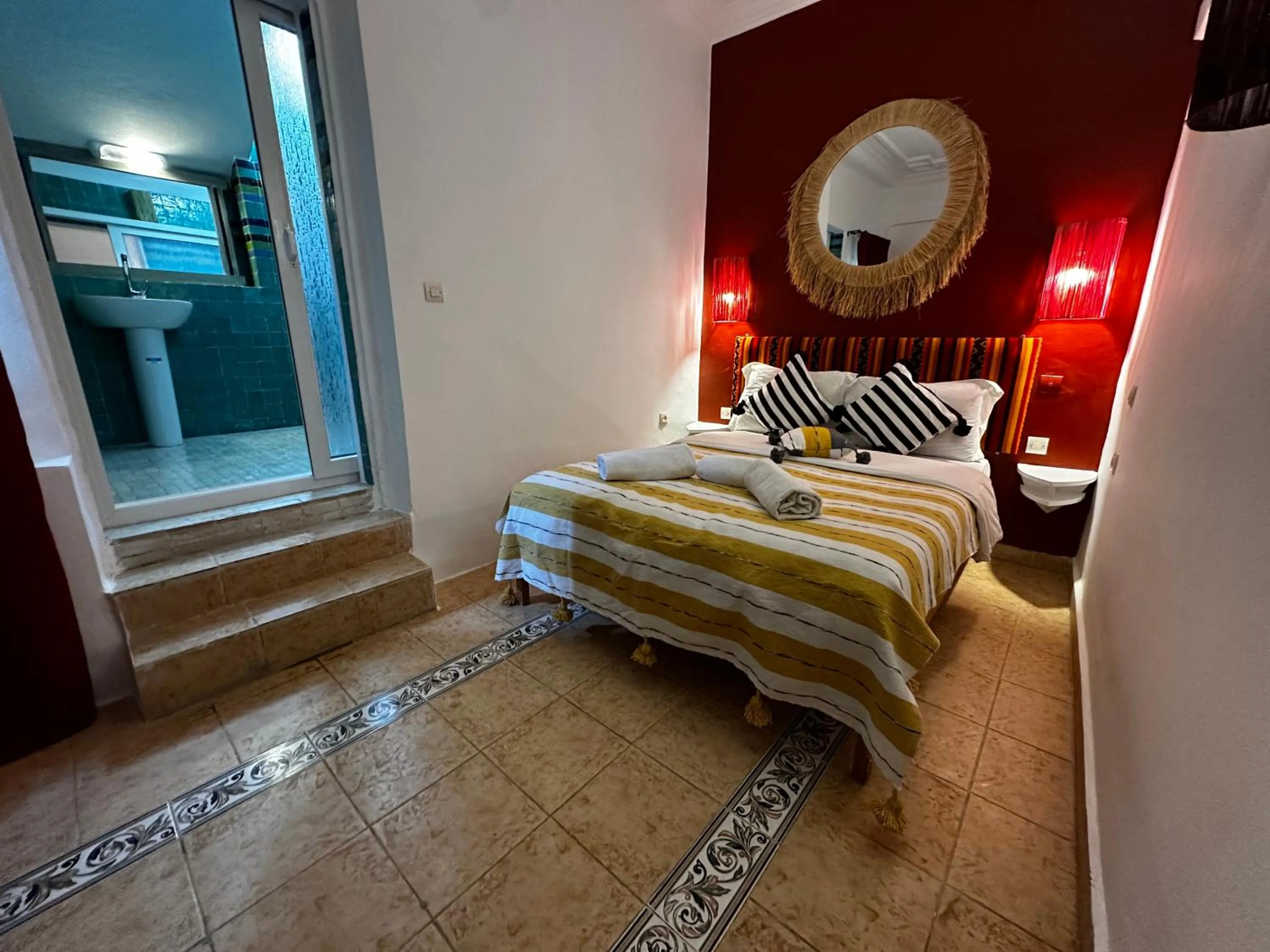 Photo of the whole room, Bed in Mama Souiri Hotel