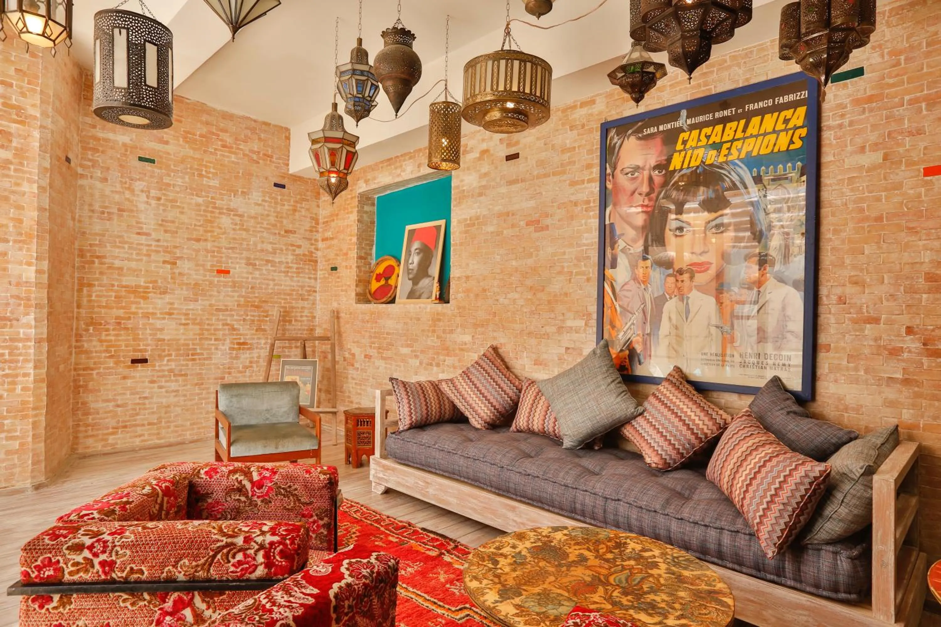 Living room in Mama Souiri Hotel