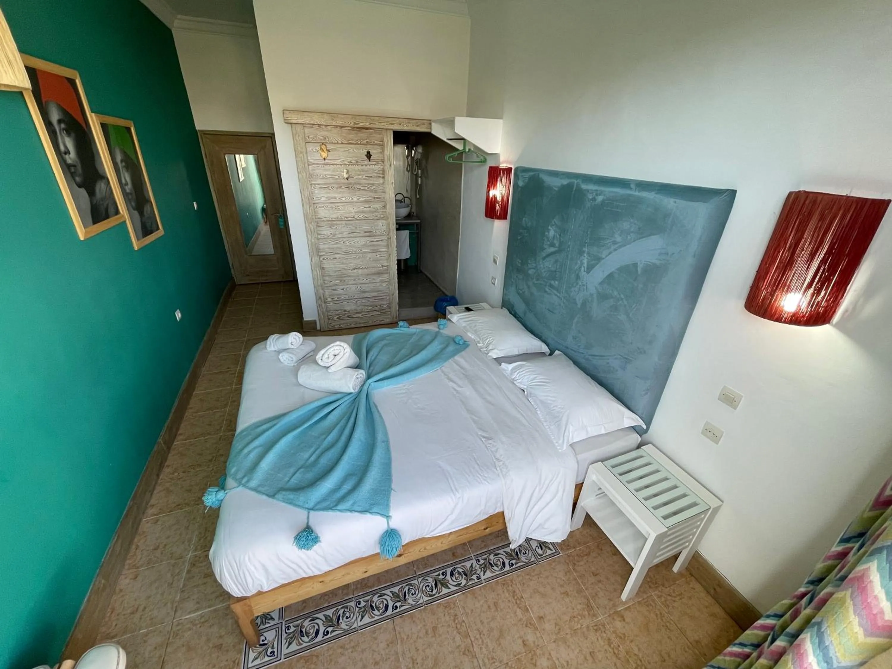 Photo of the whole room, Bed in Mama Souiri Hotel