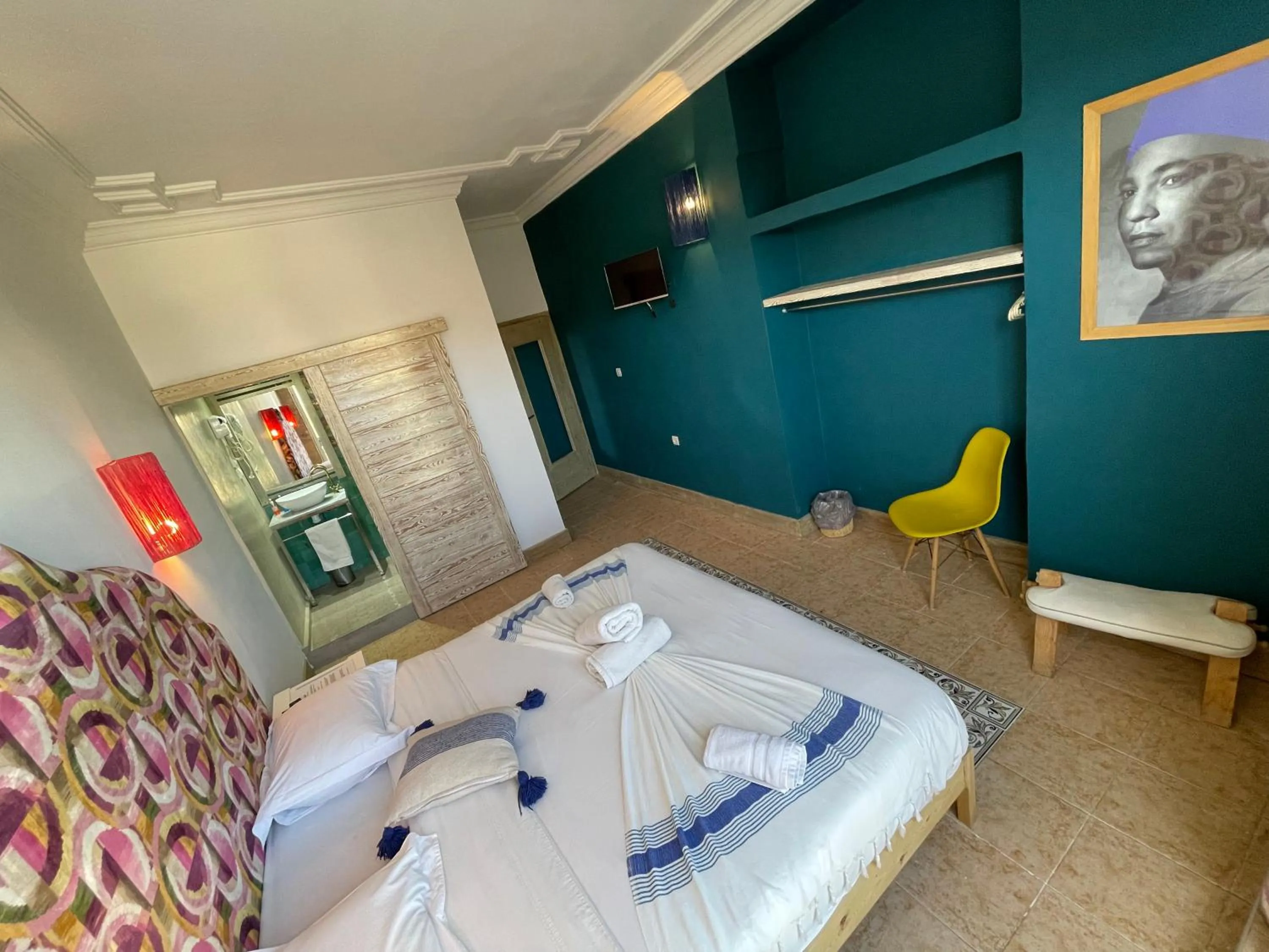 Photo of the whole room, Bed in Mama Souiri Hotel