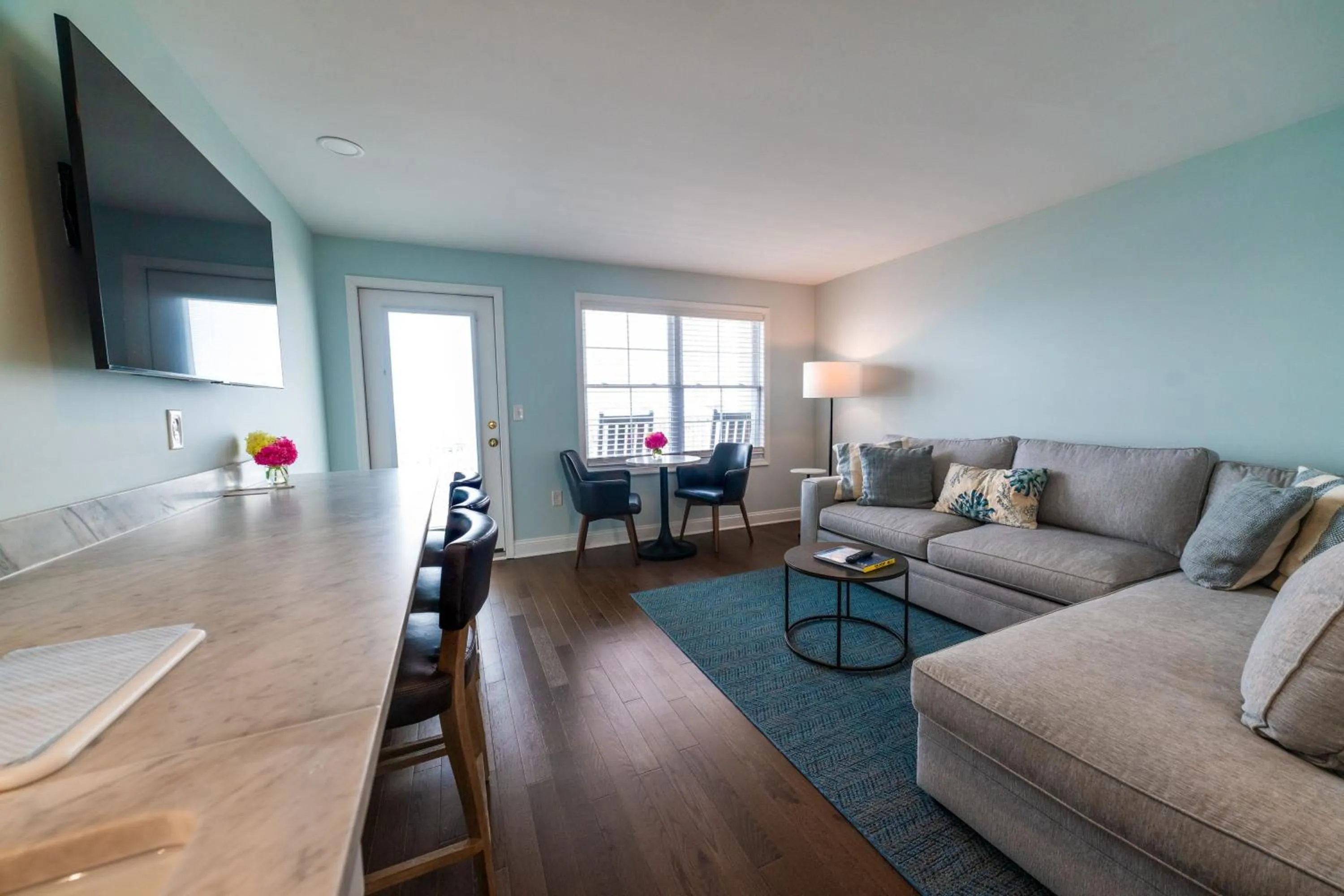 Living room in Sandpiper Beach Club