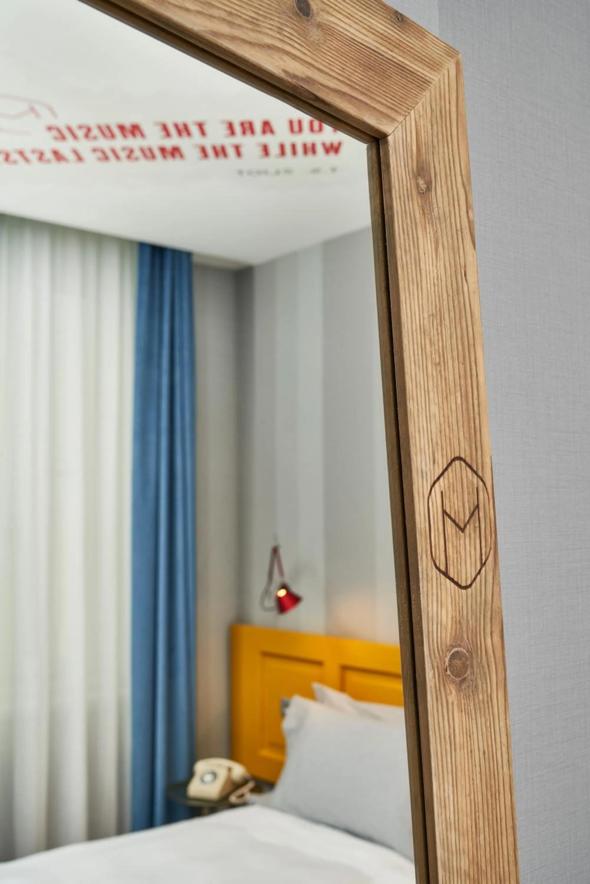 Bed in The Modernist Hotel