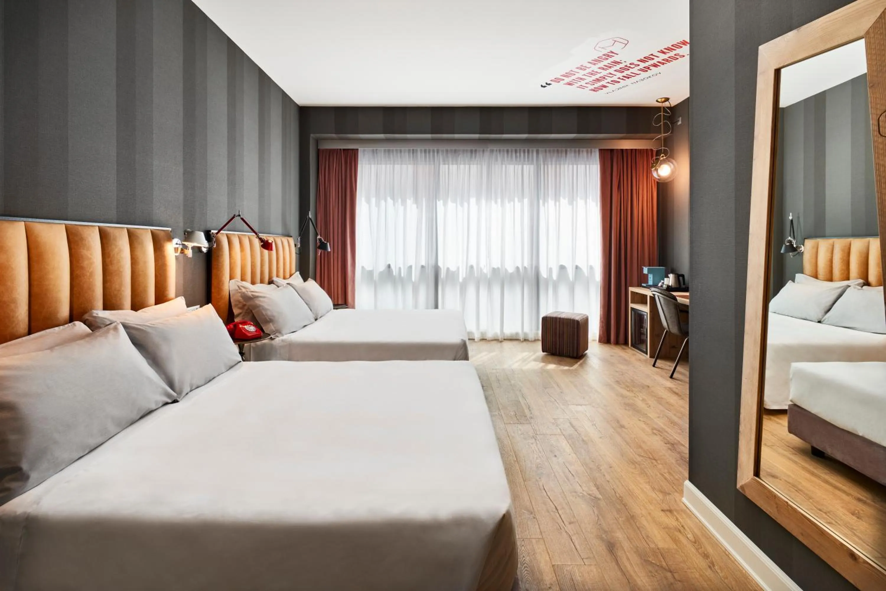 Bed in The Modernist Hotel