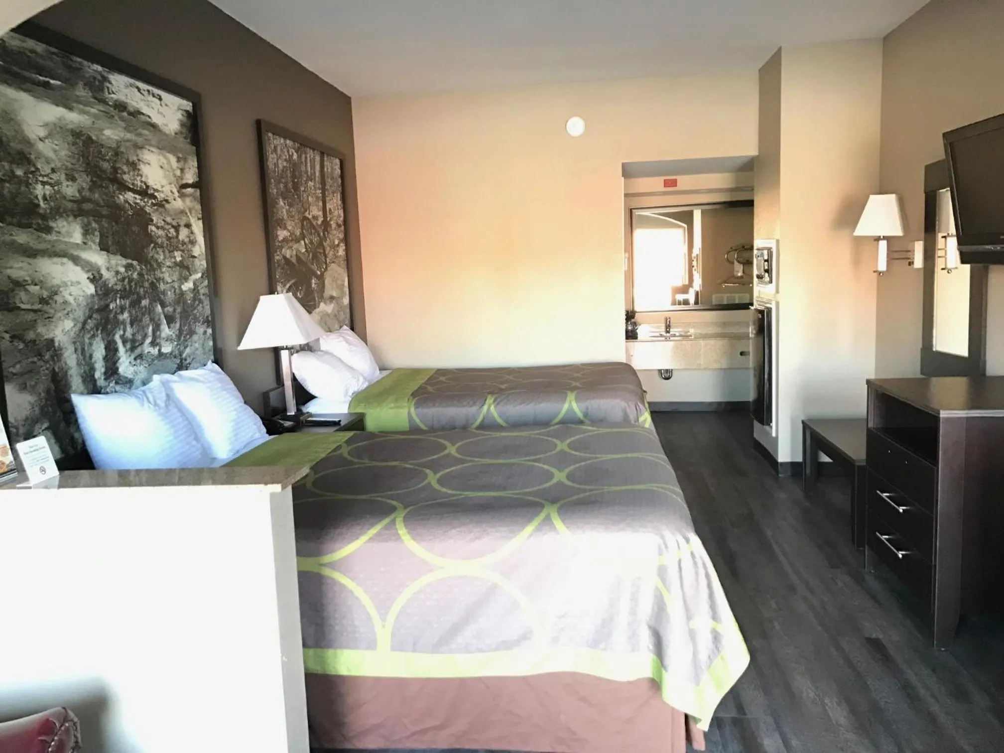 Bed in Super 8 by Wyndham Murfreesboro