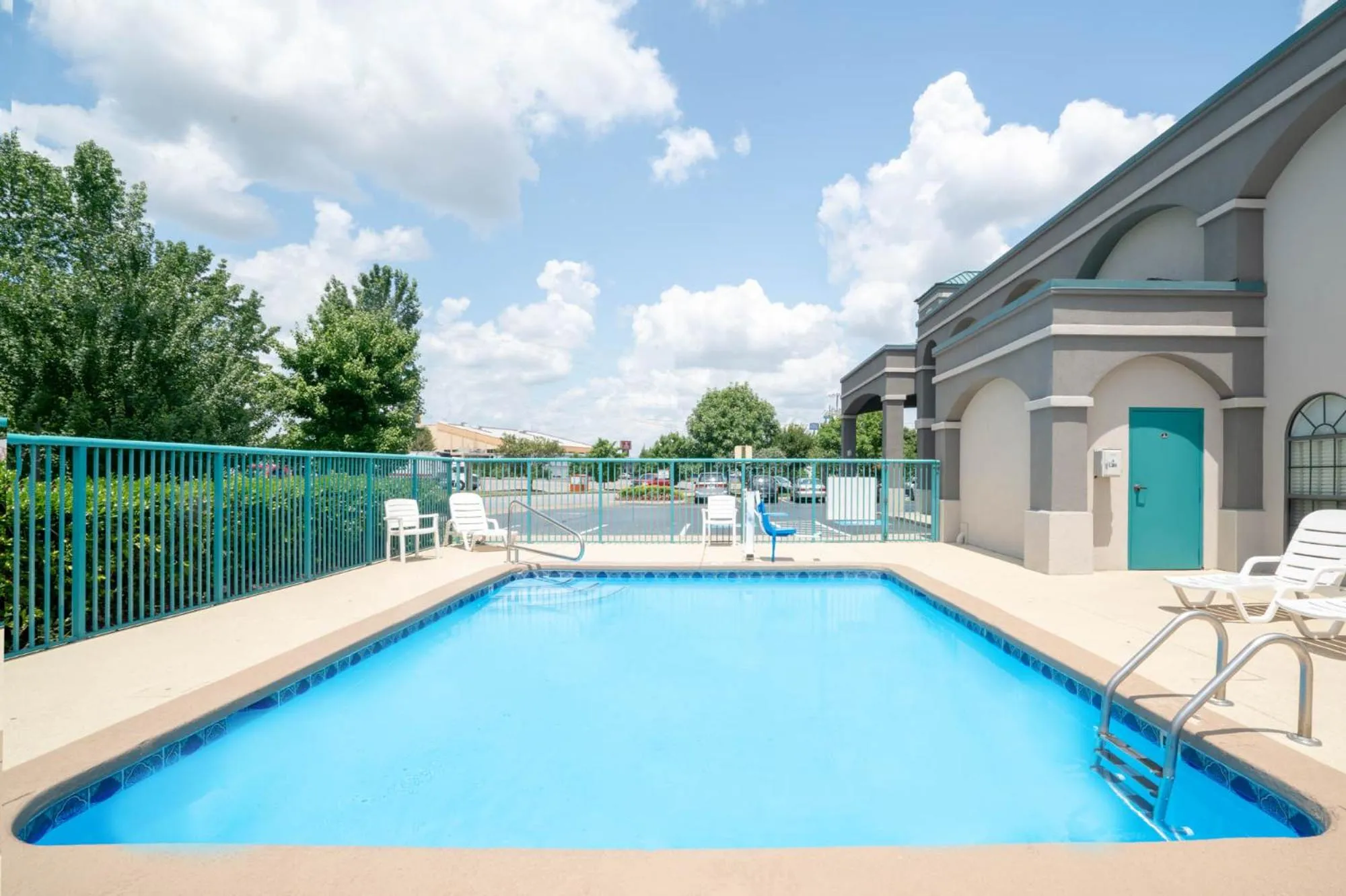 Pool view in Super 8 by Wyndham Murfreesboro