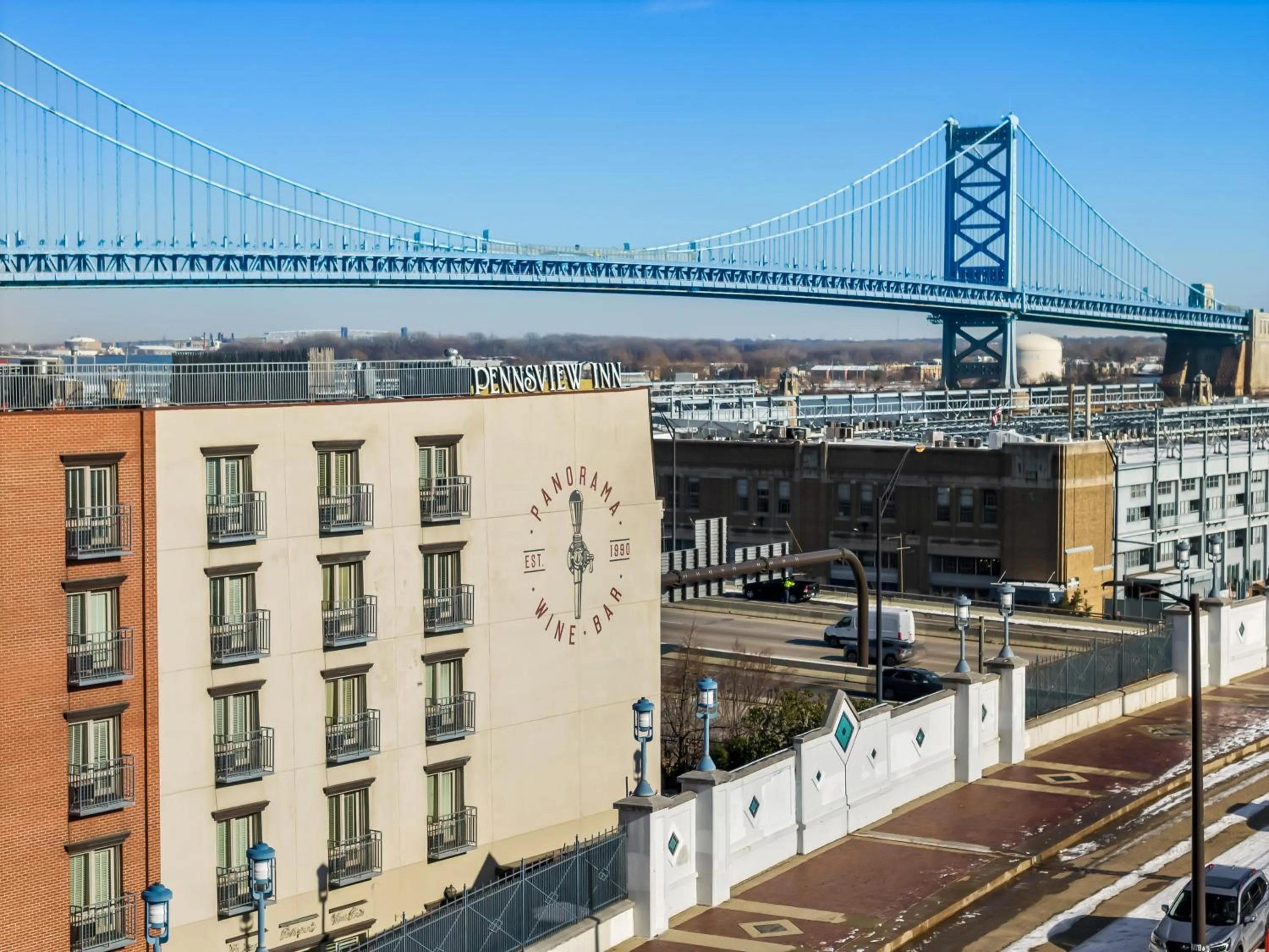 City view in Penn's View Hotel Philadelphia
