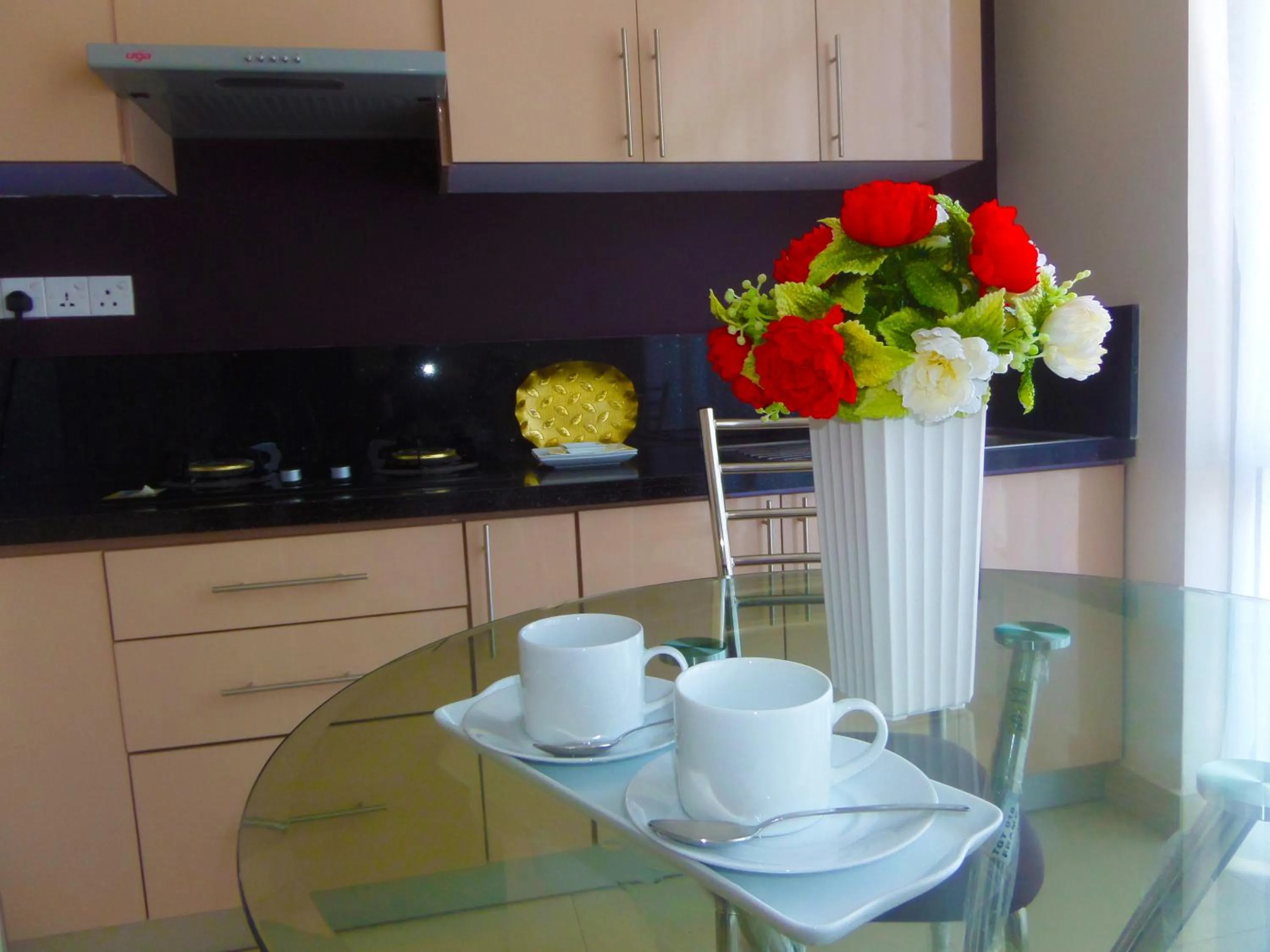Dining area in VIVAS Residencies Luxury Apartments