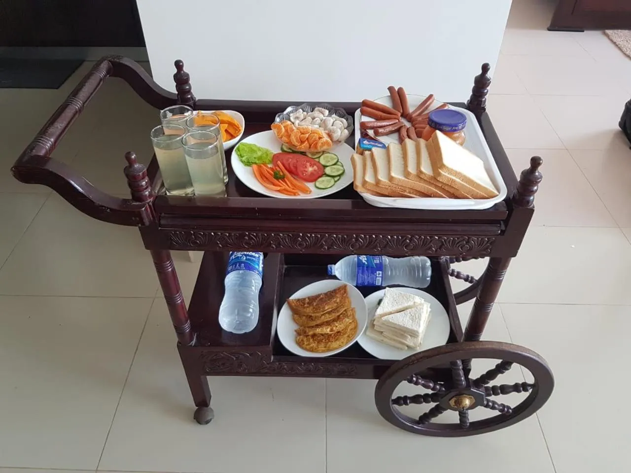 Breakfast in VIVAS Residencies Luxury Apartments
