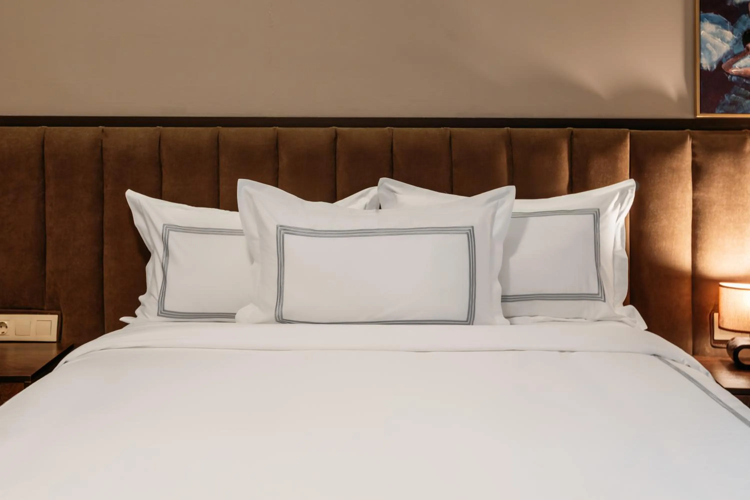 Bed in Elea Old Tbilisi Hotel