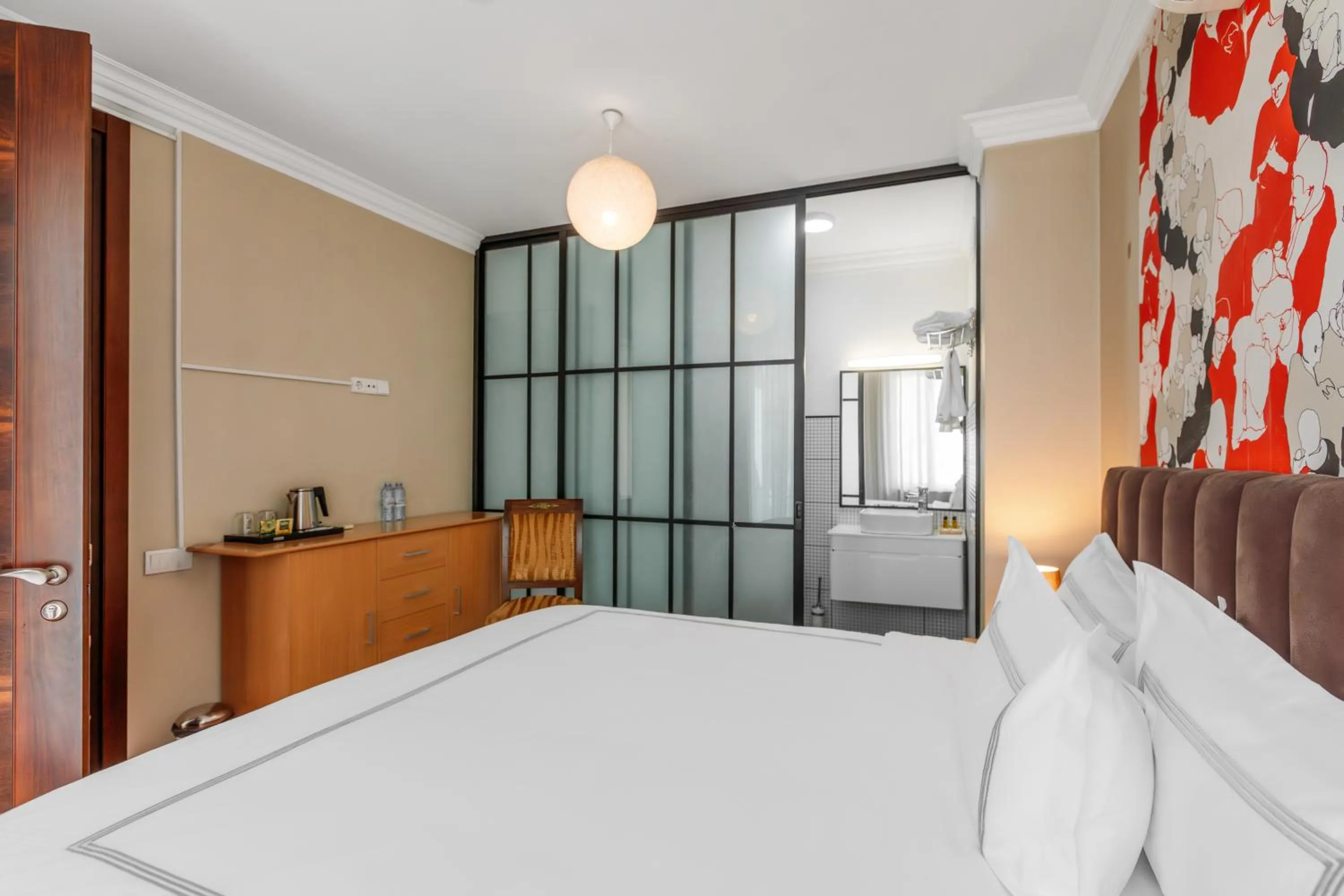 Bed in Elea Old Tbilisi Hotel