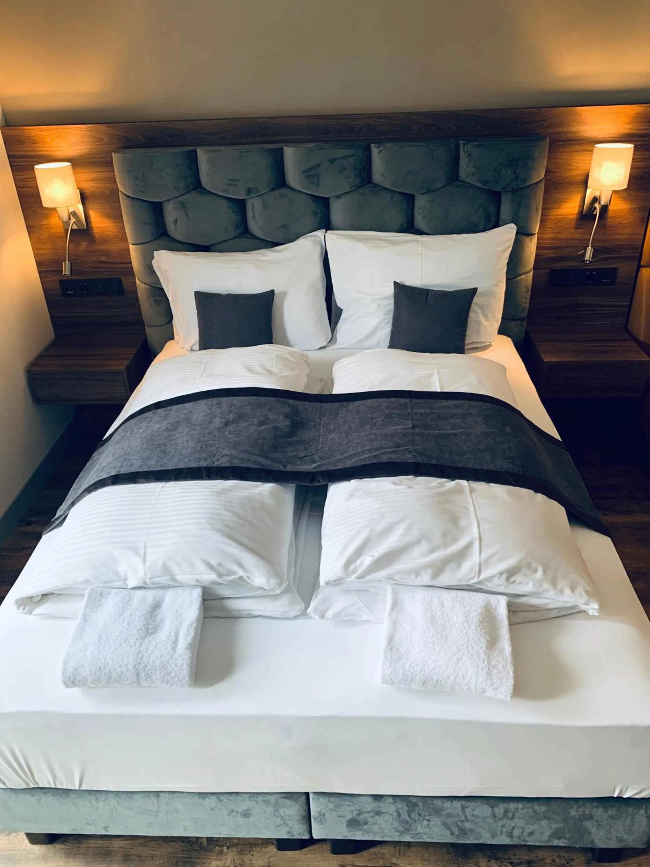 Bed in Intergroup Business & Design Hotel Ingolstadt