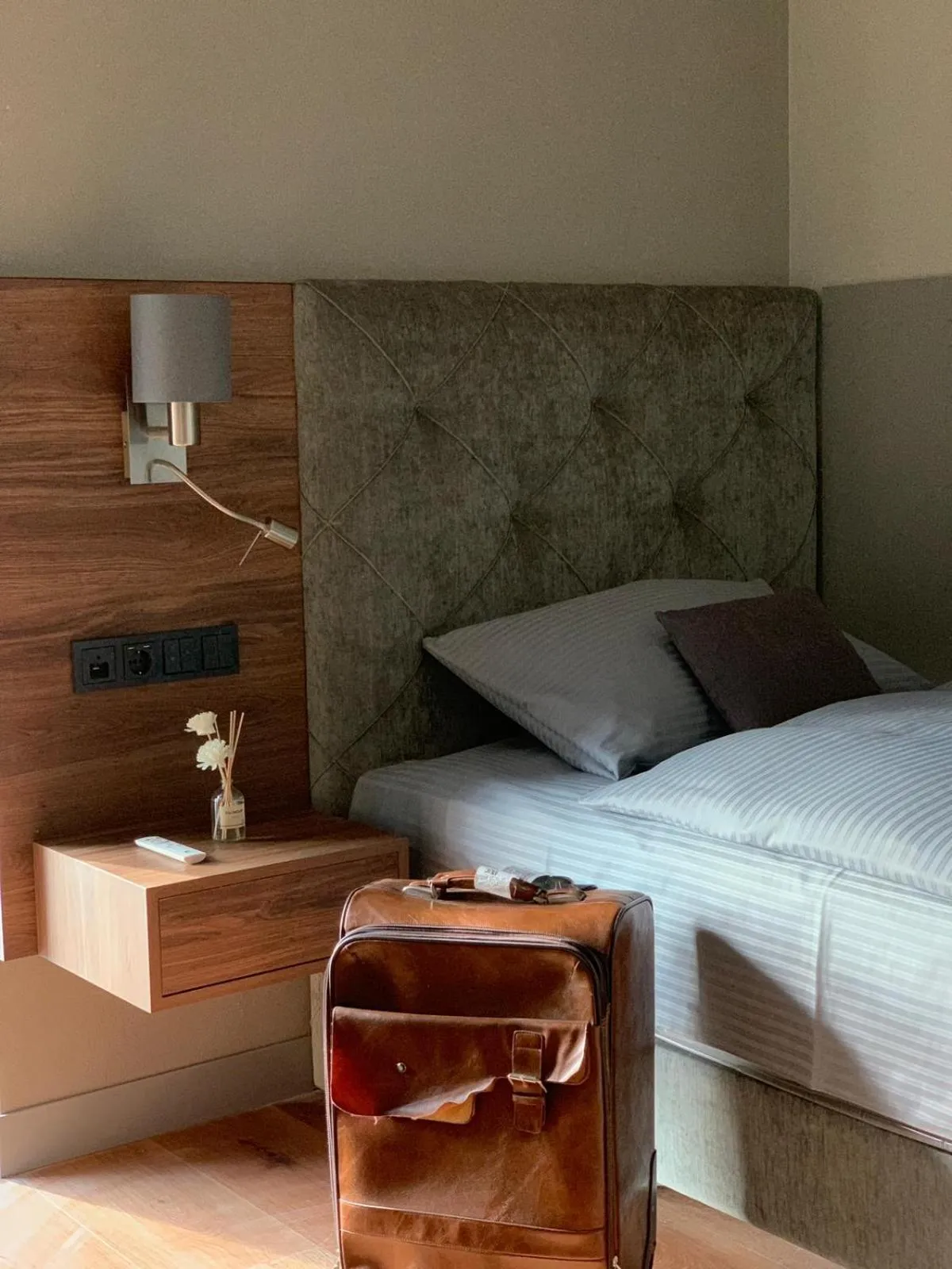 Bed in Intergroup Business & Design Hotel Ingolstadt
