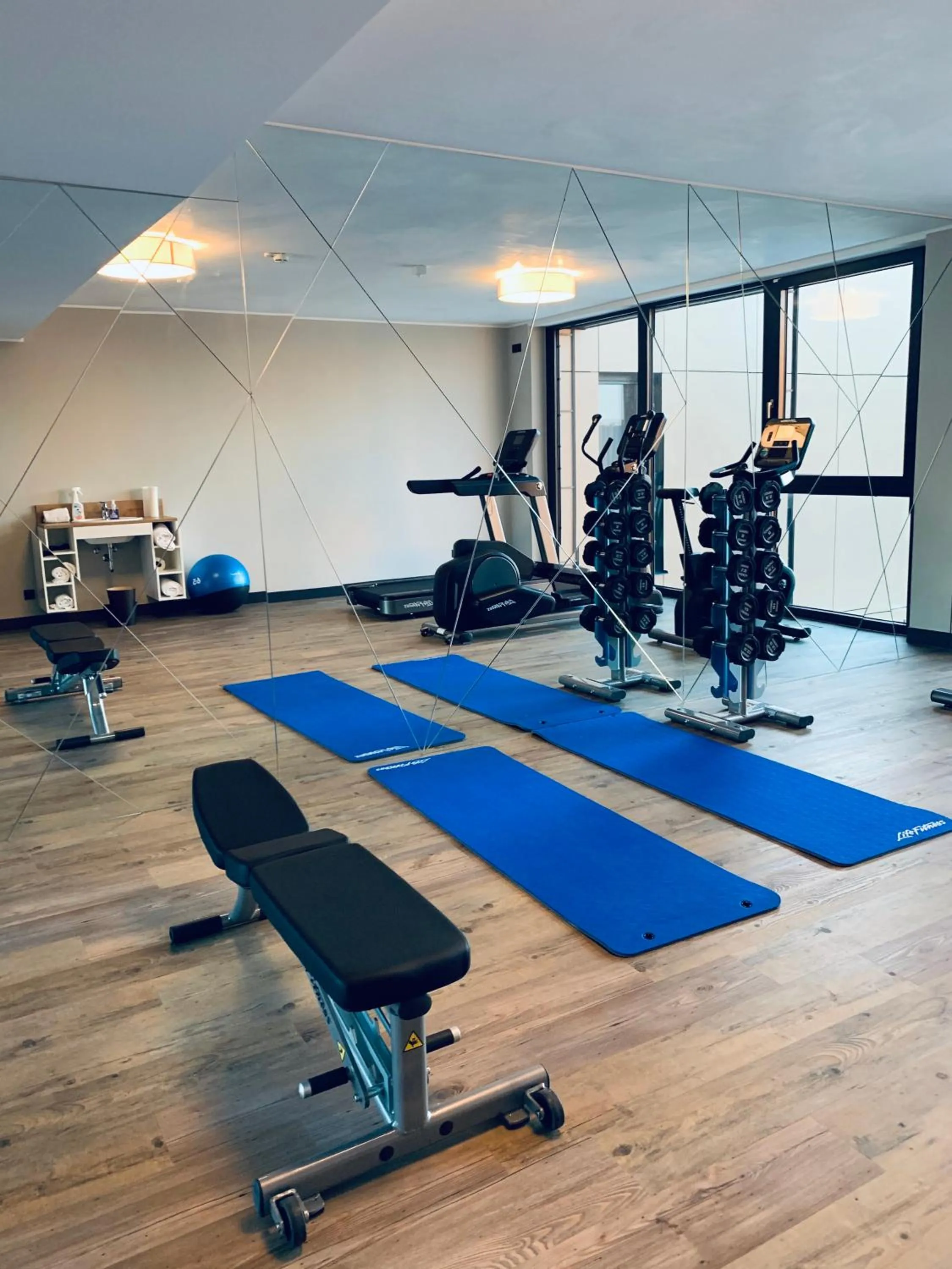 Fitness centre/facilities in Intergroup Business & Design Hotel Ingolstadt