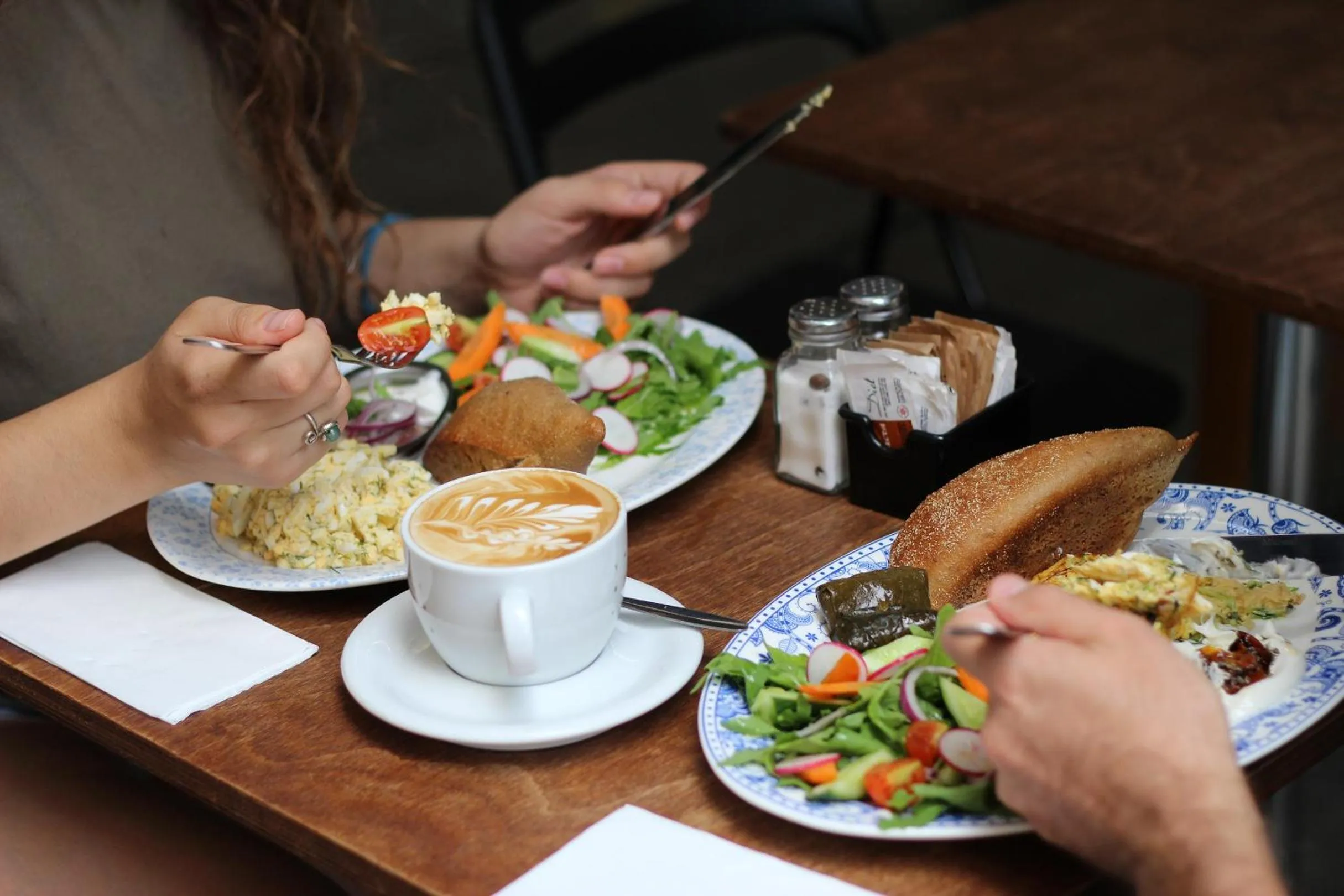 Breakfast in Dave Levinsky, a member of Brown Hotels