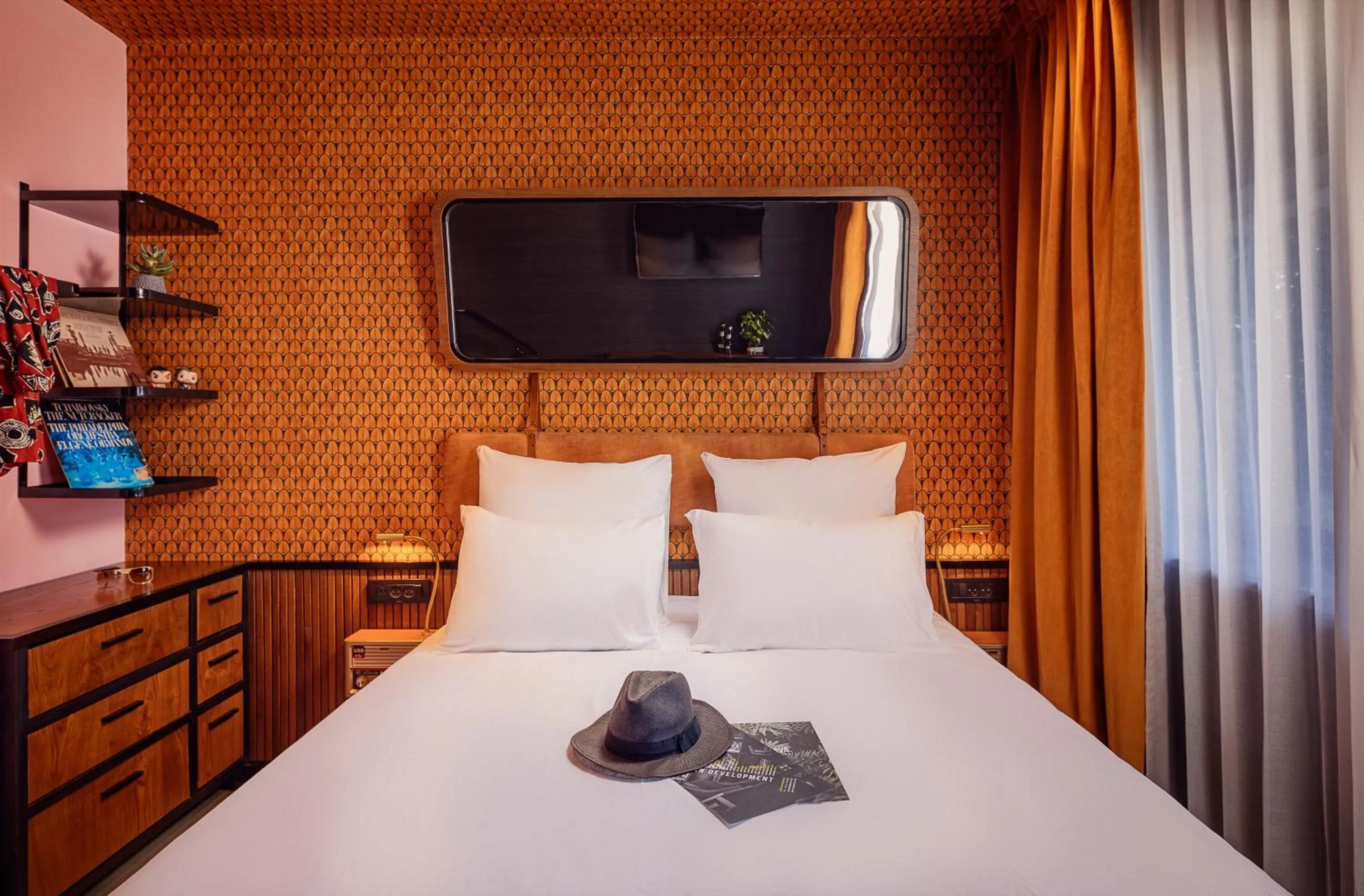 Bed in Dave Levinsky, a member of Brown Hotels