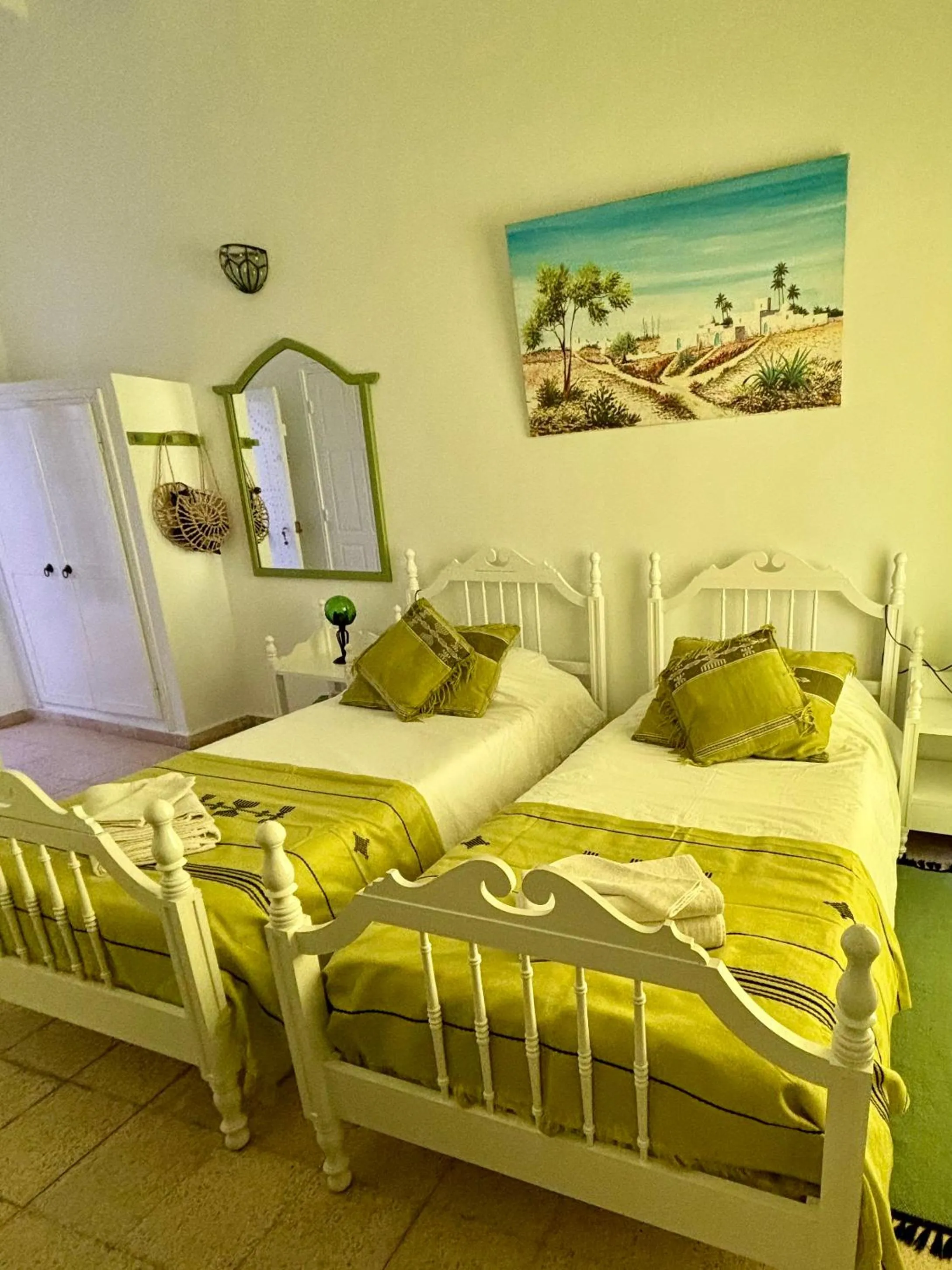 Bed in Dar Lola Djerba