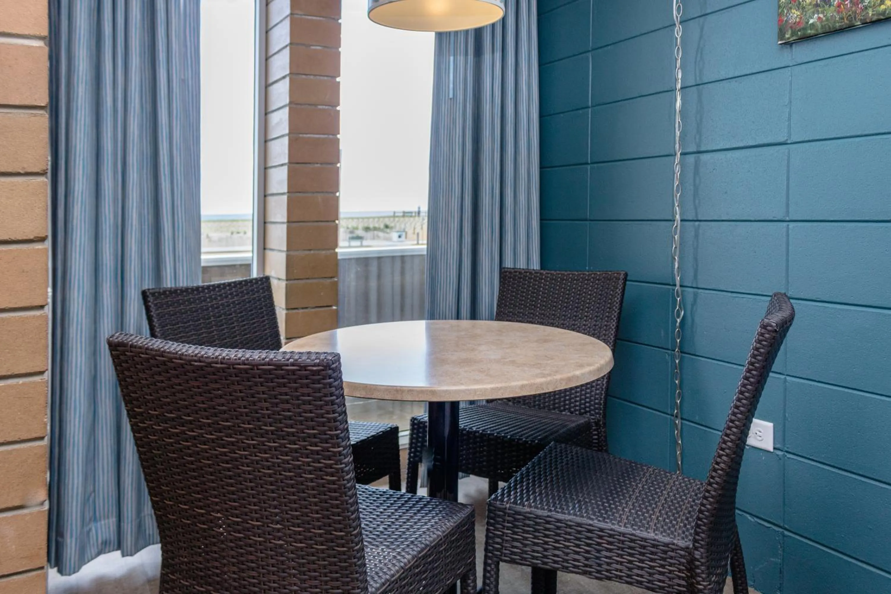 Decorative detail in Charlroy Motel