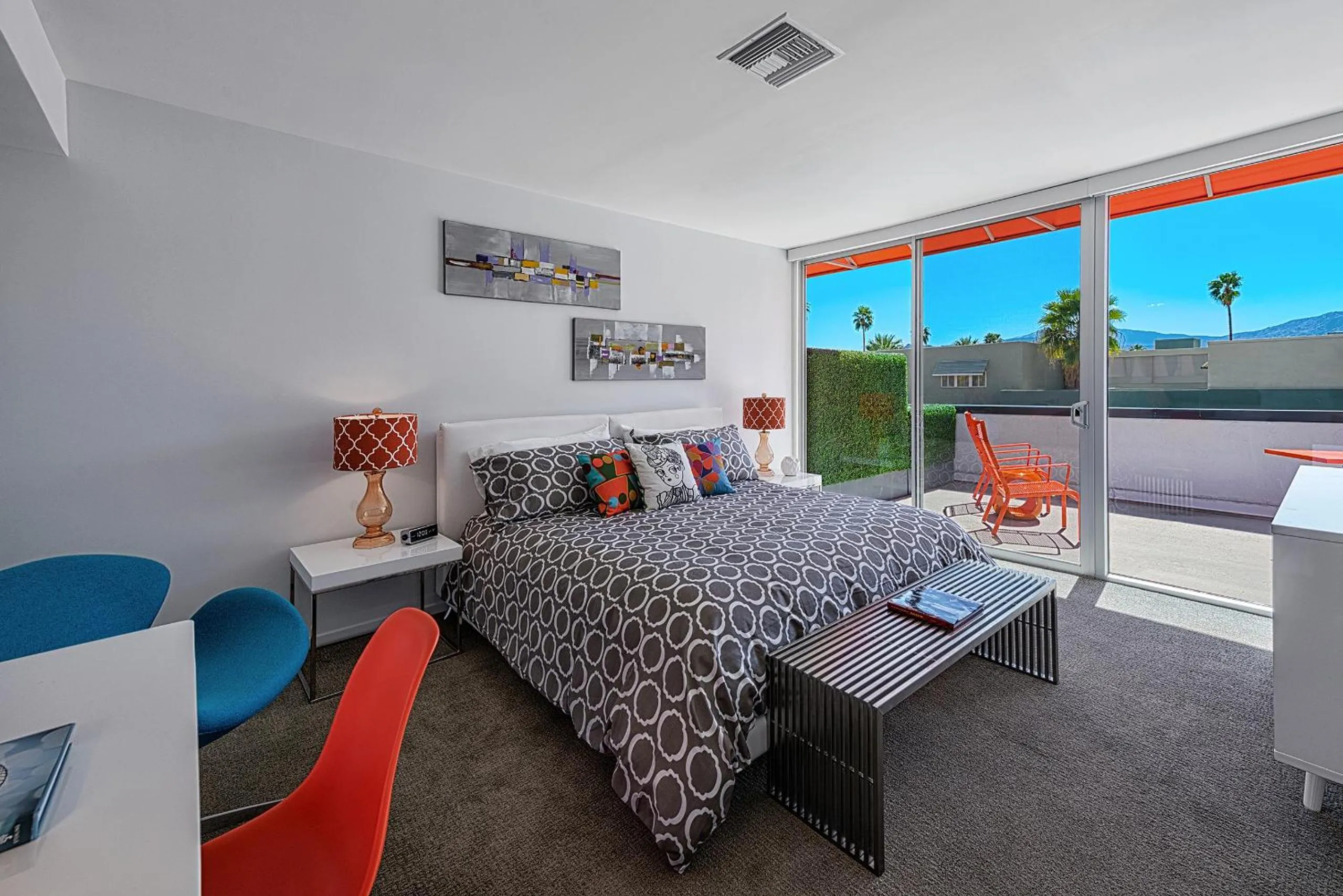 Bed in The Twist Palm Springs