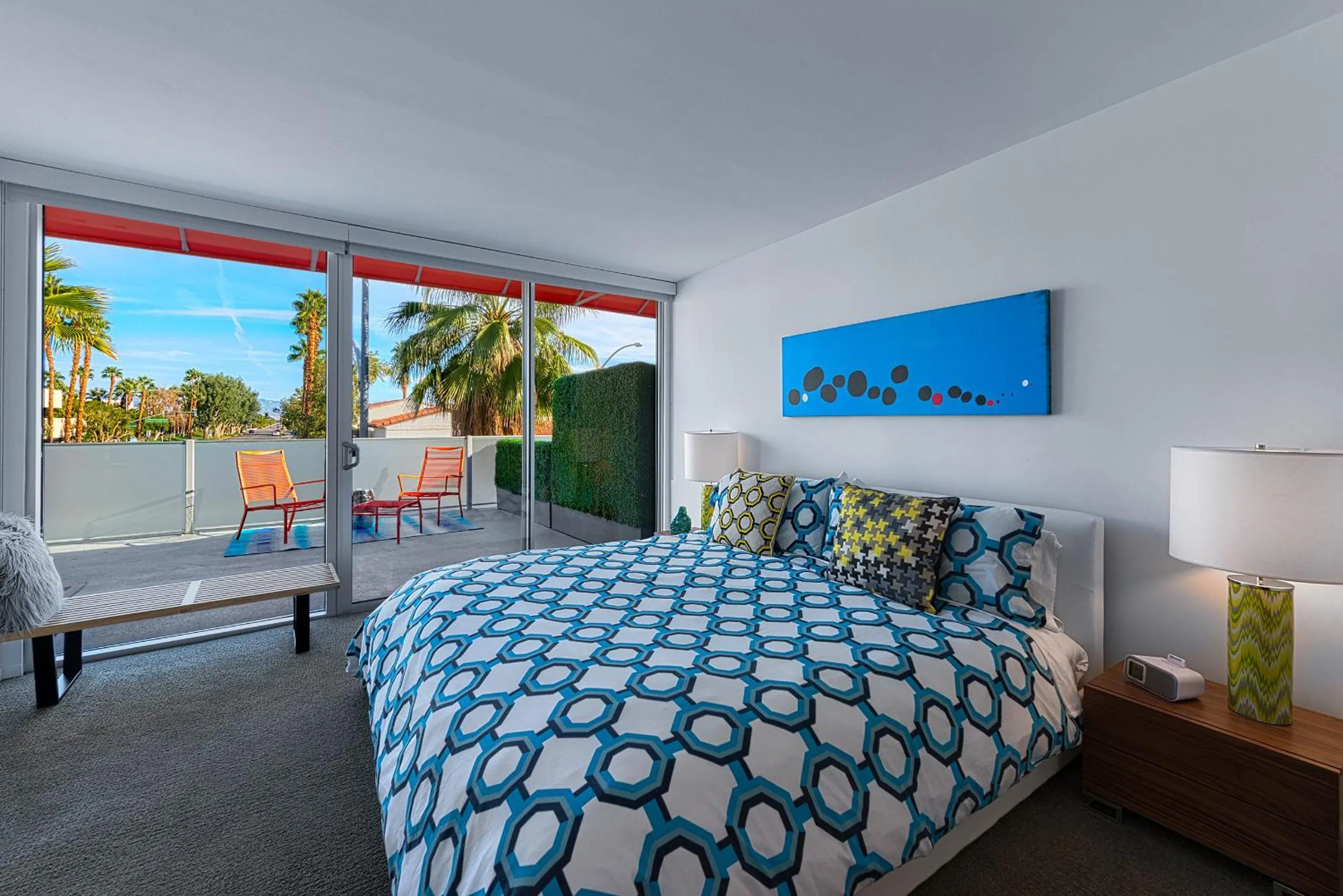 Bed in The Twist Palm Springs