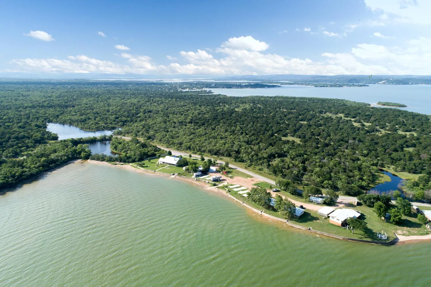 Lake view in Oasis Lake Buchanan