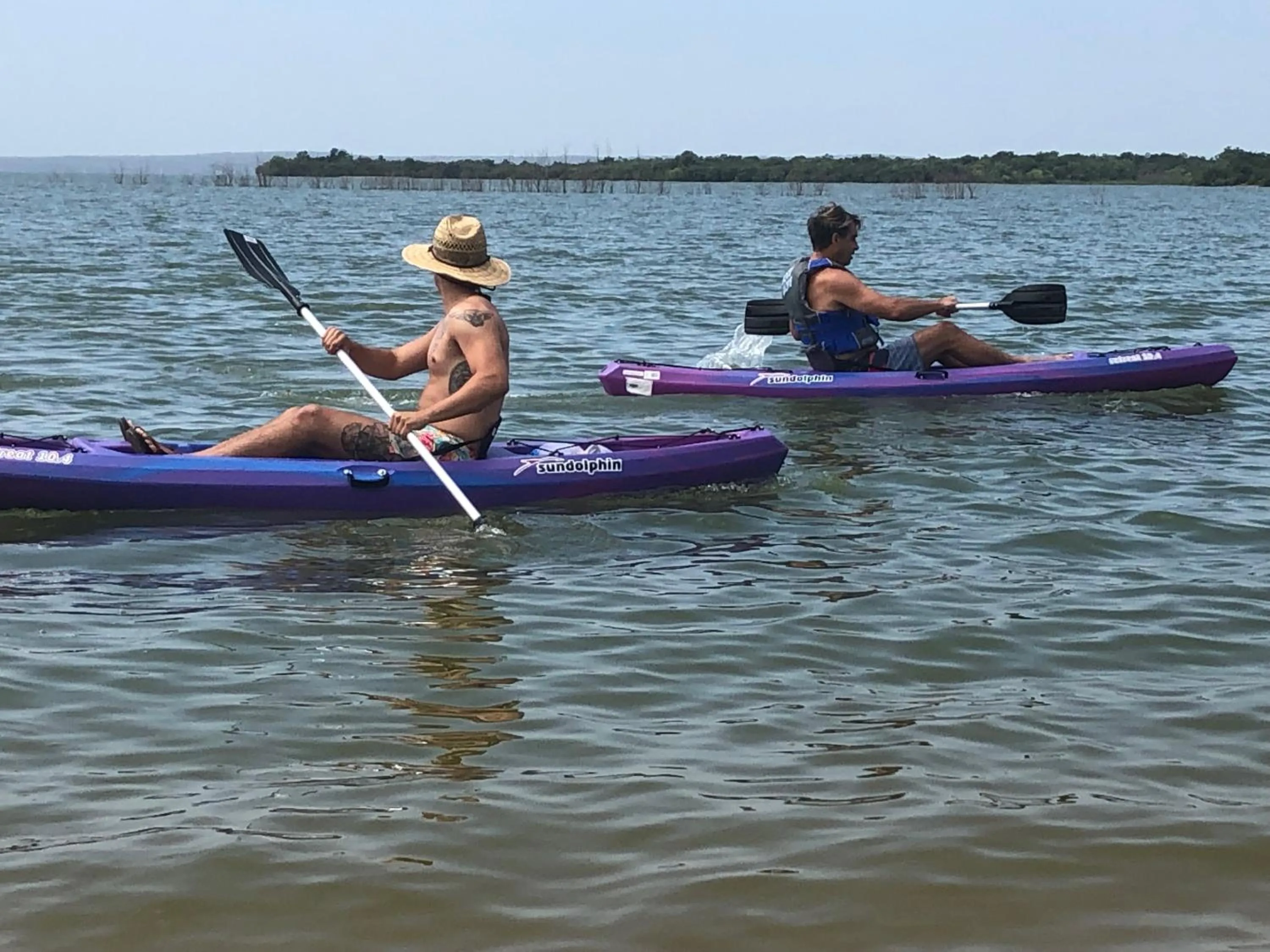 Day in Oasis Lake Buchanan