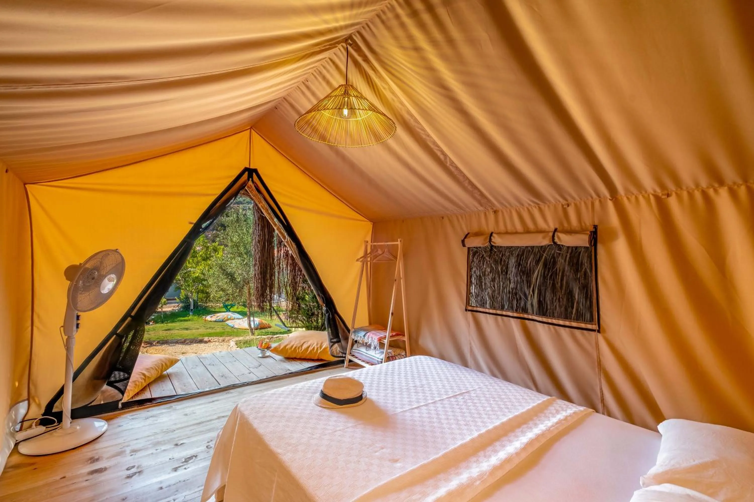 Bed in Kaş Joy Glamping