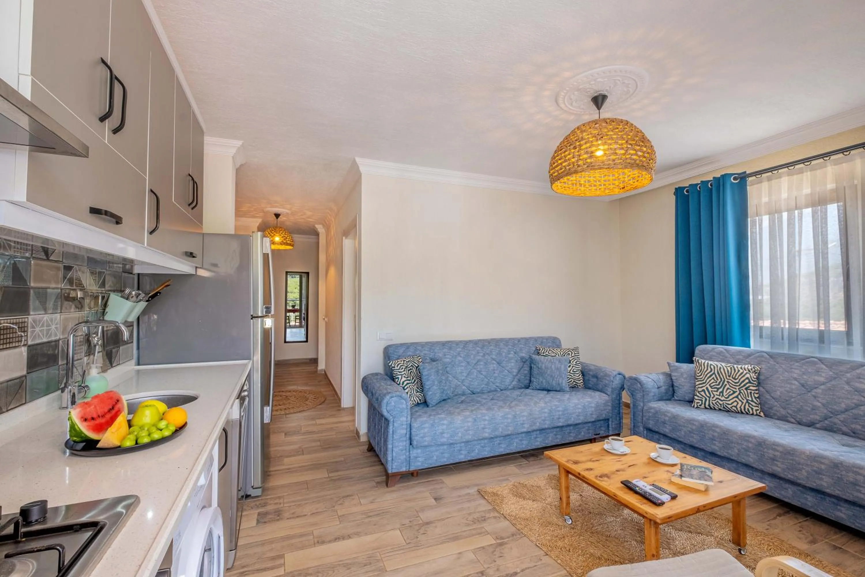 Living room in Kaş Joy Glamping