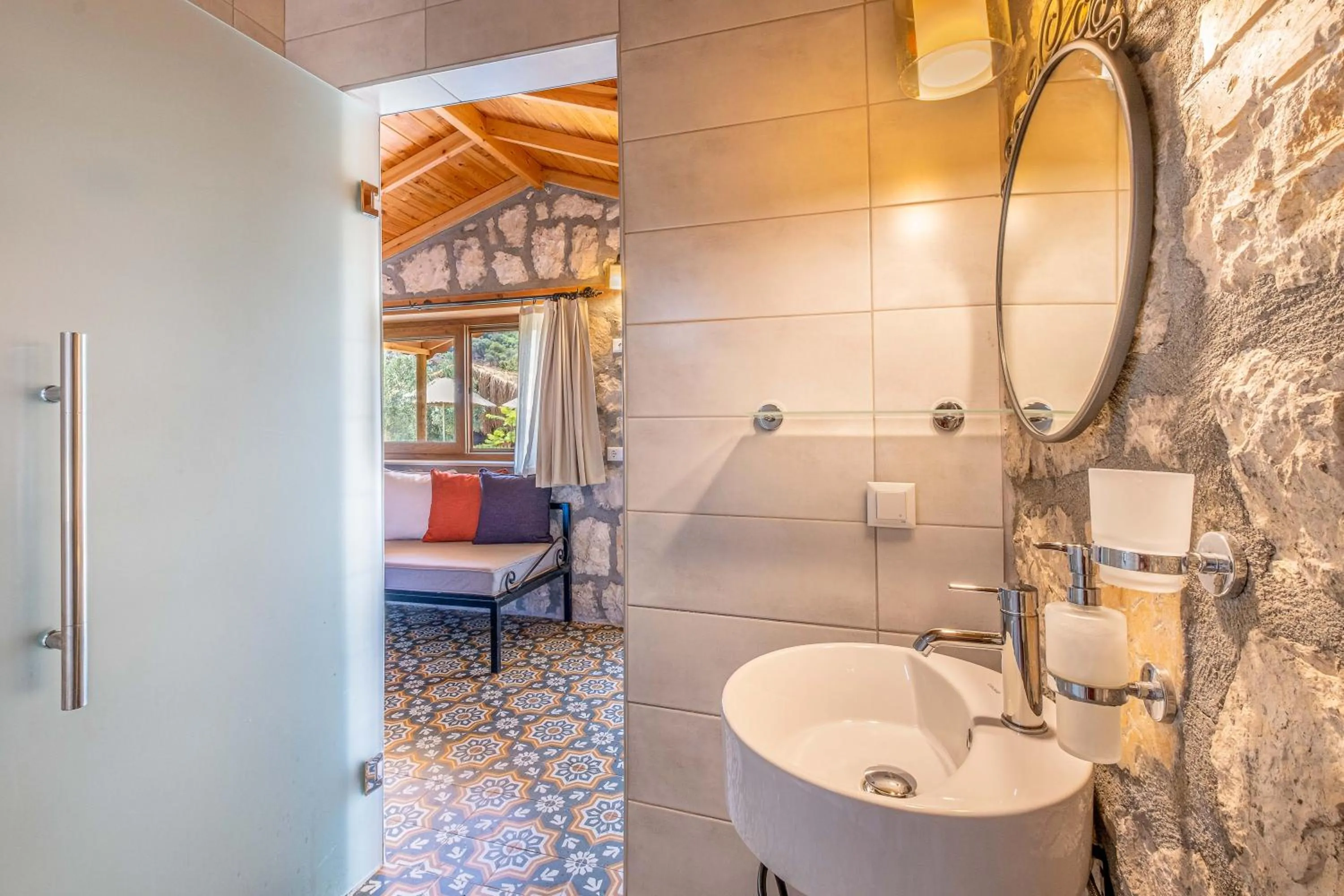Bathroom in Kaş Joy Glamping