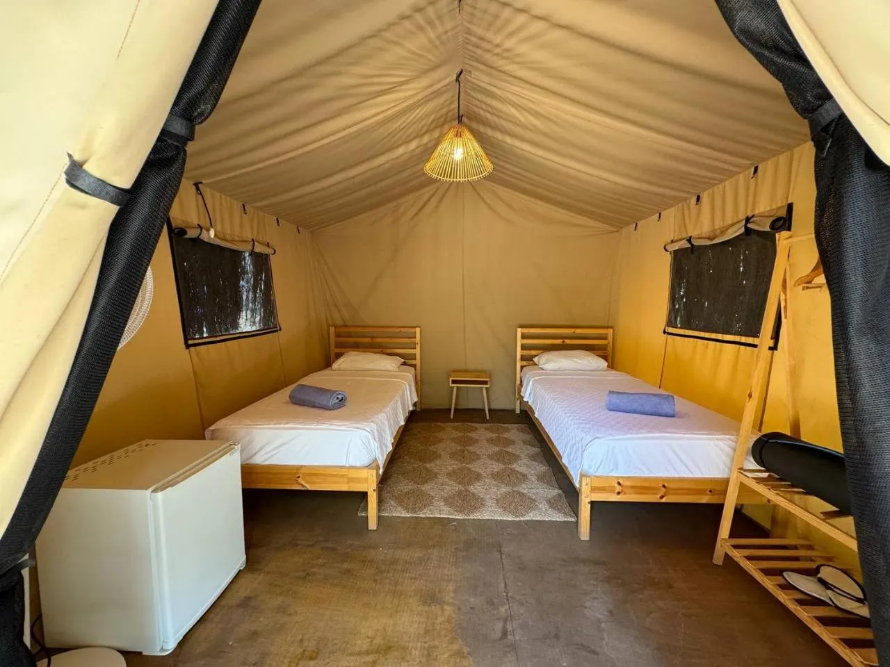 Photo of the whole room, Bed in Kaş Joy Glamping