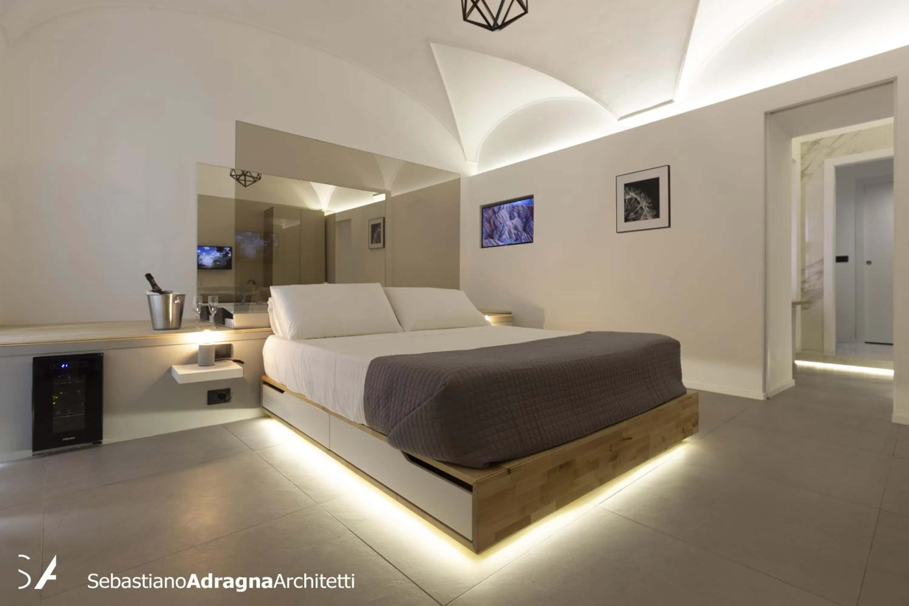 Bedroom, Bed in Le Dimore Degli Archi Catania