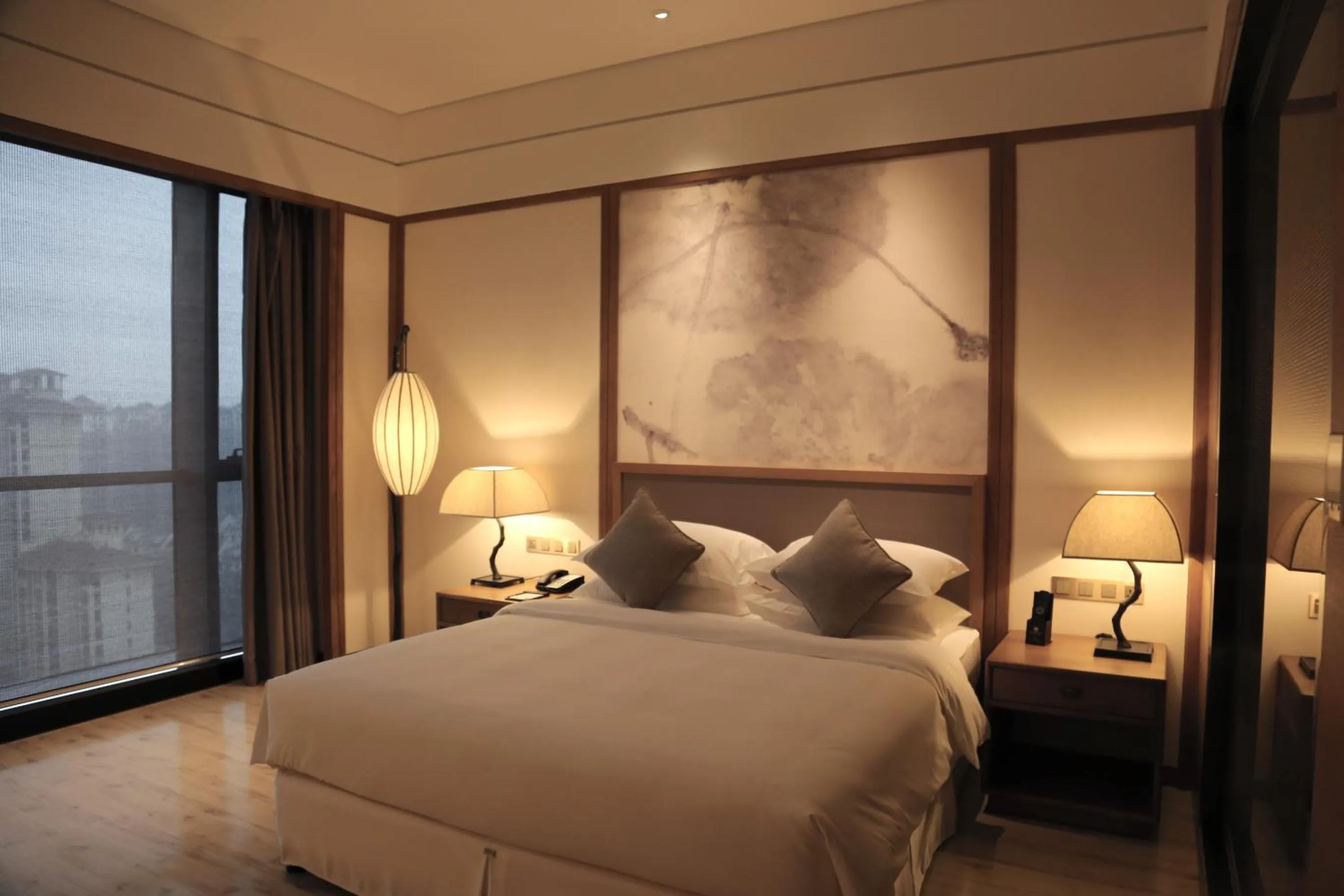 Bed in San Po Hotel - Fuzhou Pushang