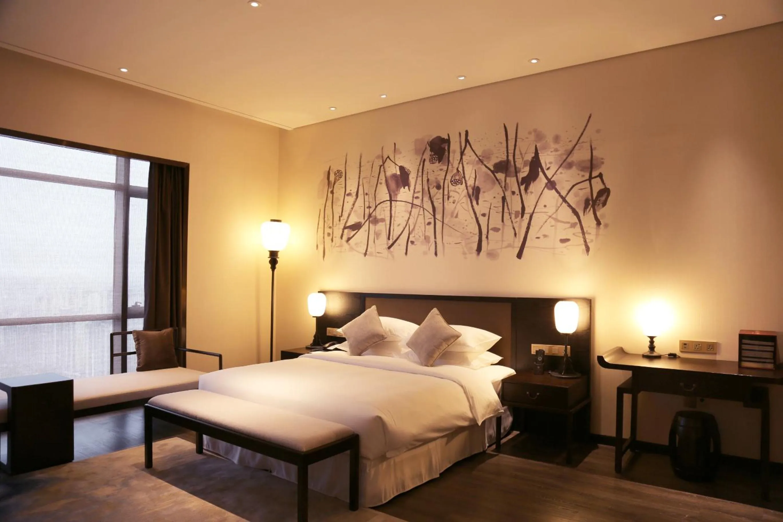 Bed in San Po Hotel - Fuzhou Pushang