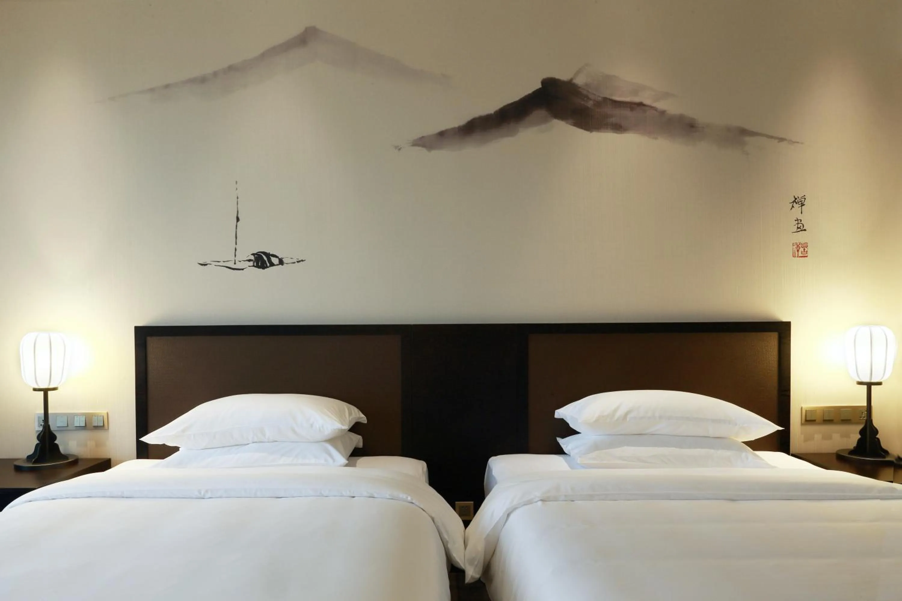 Bed in San Po Hotel - Fuzhou Pushang