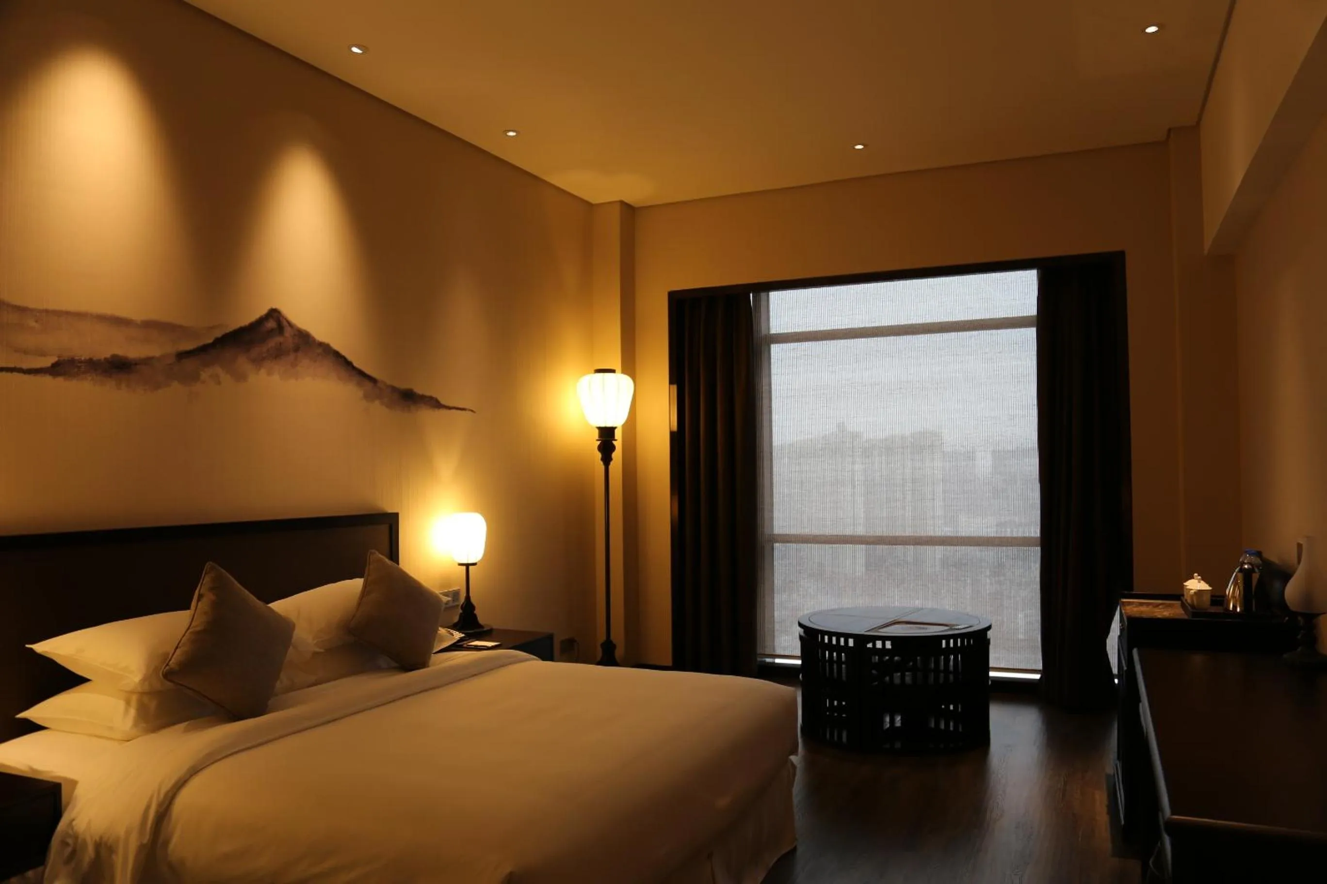 Bed in San Po Hotel - Fuzhou Pushang