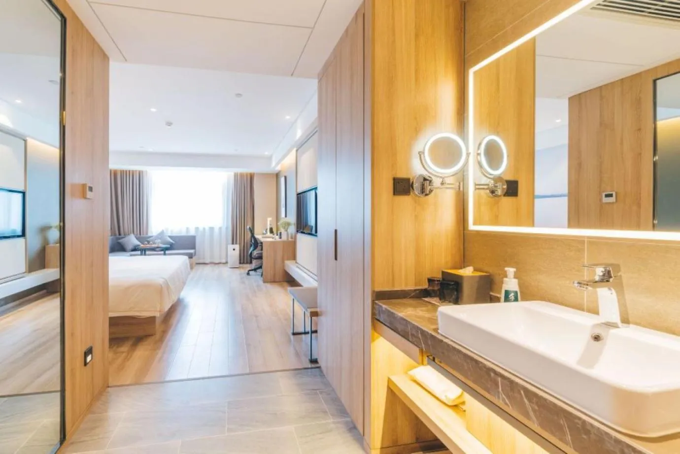 Bed in Atour Hotel (Hangzhou West Lake Cultural Square)