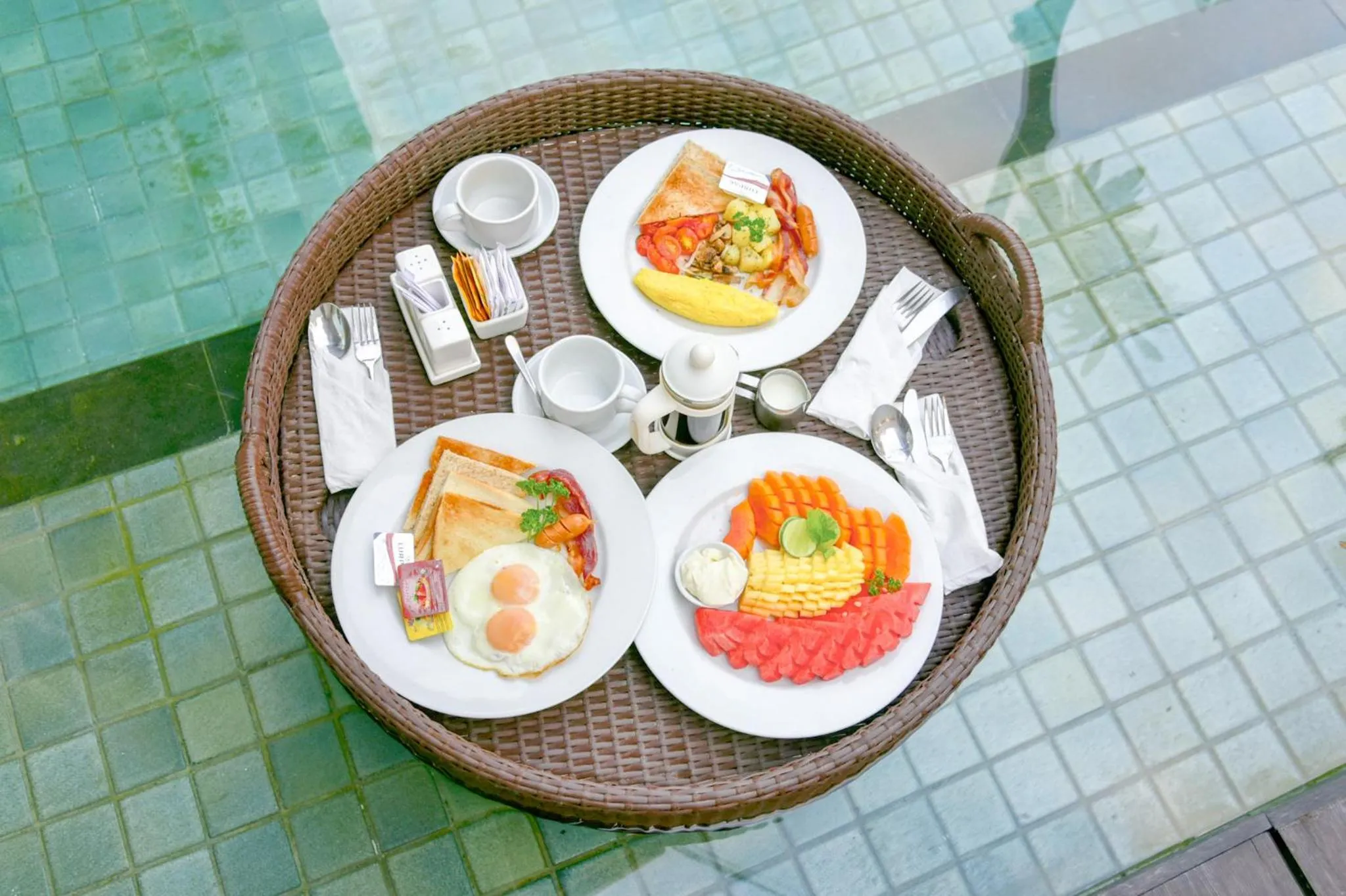 Breakfast in Del Cielo Villa Seminyak