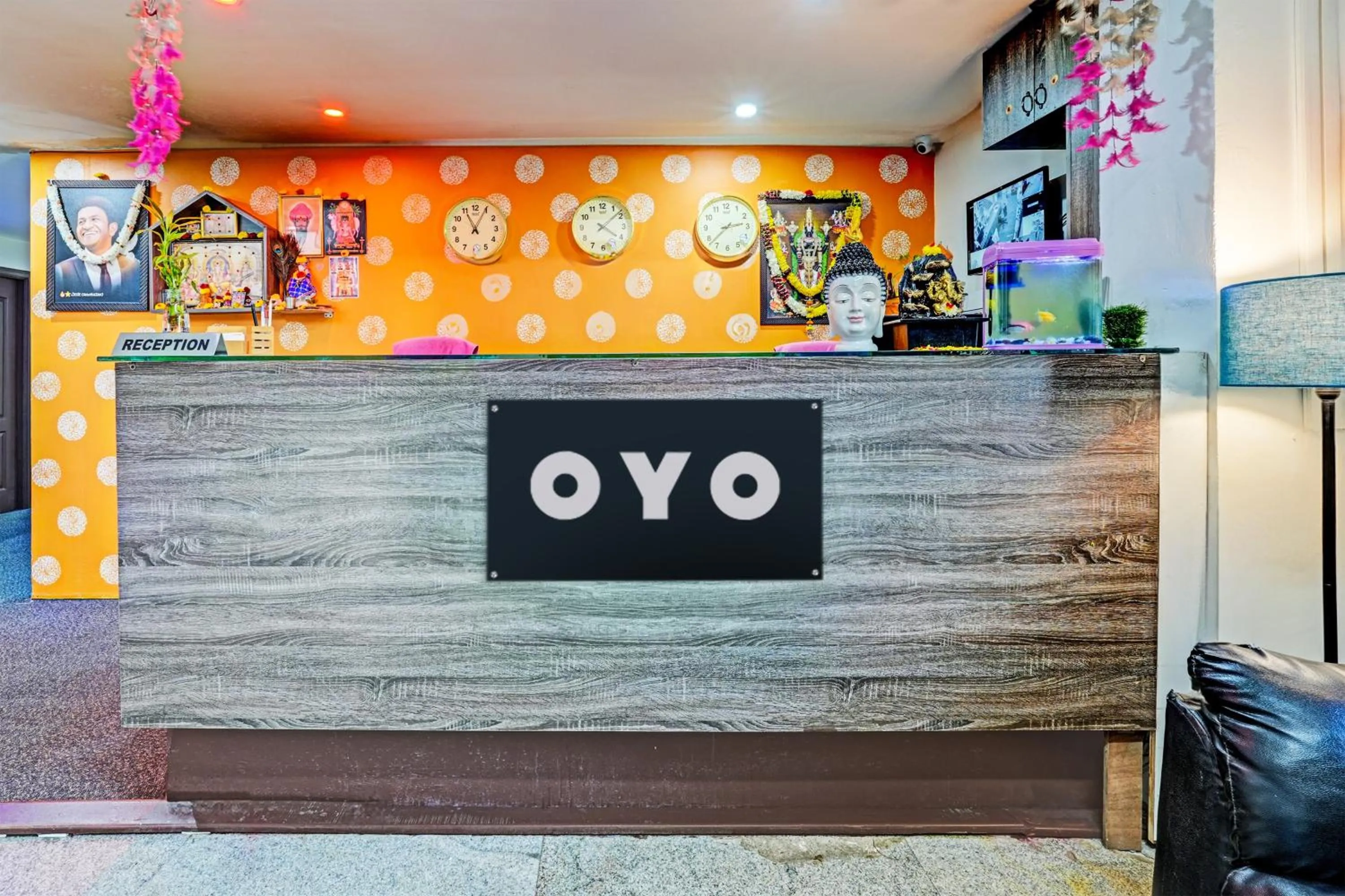 Lobby or reception in Hotel O Sri Sai sevalal comfort's