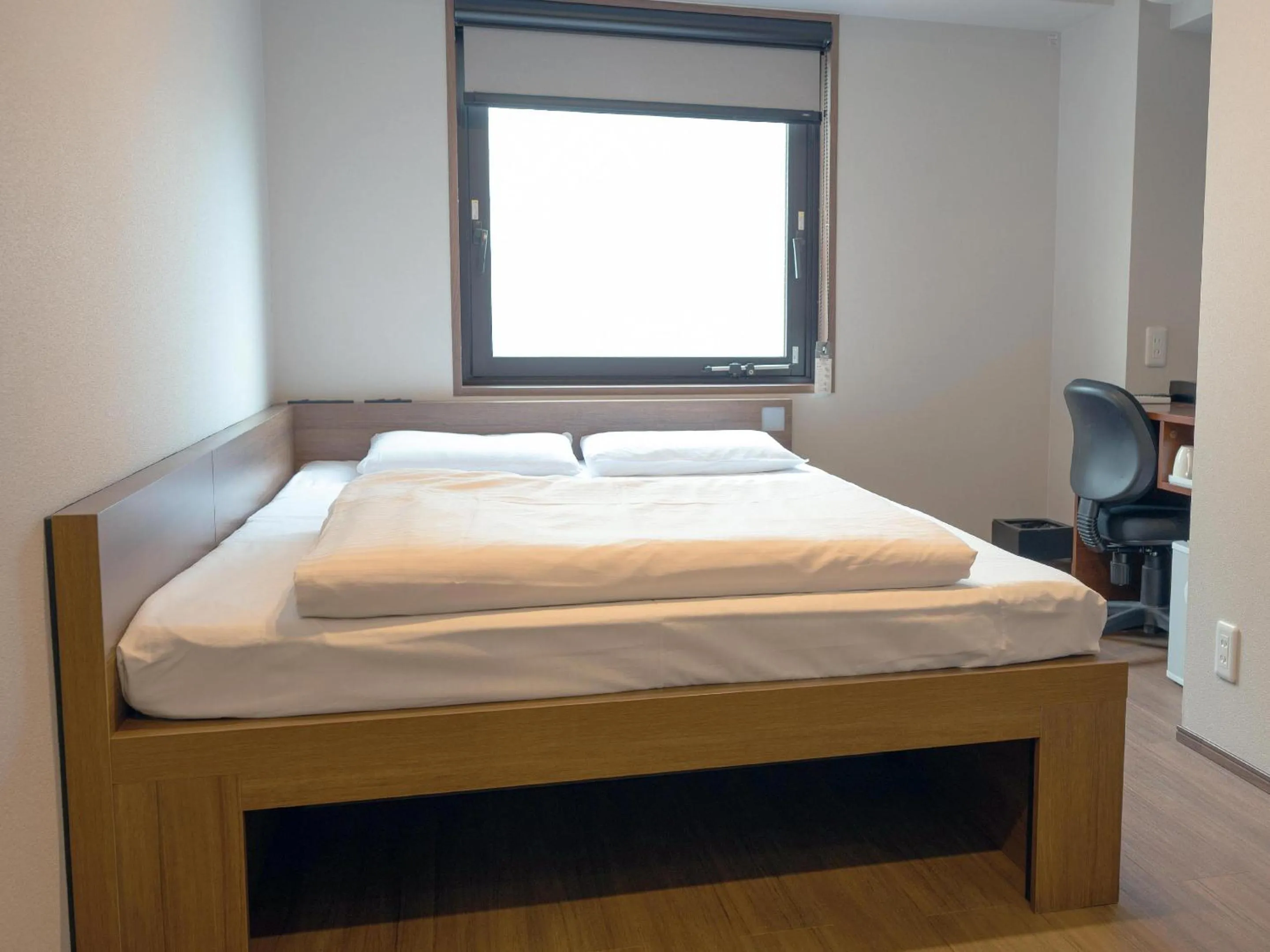 Bed in Hotel Meldia Osaka Higobashi