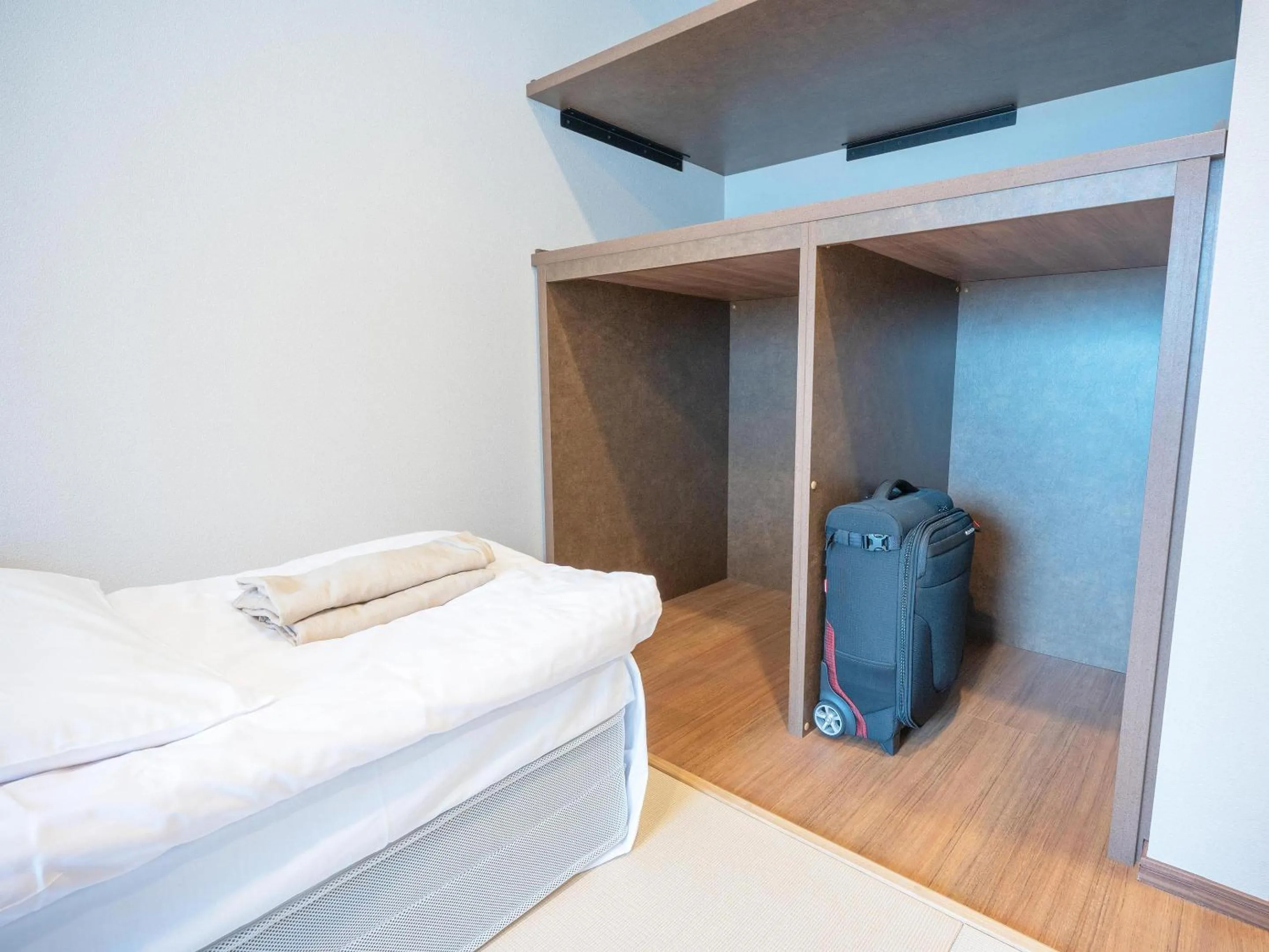 Photo of the whole room, Bed in Hotel Meldia Osaka Higobashi