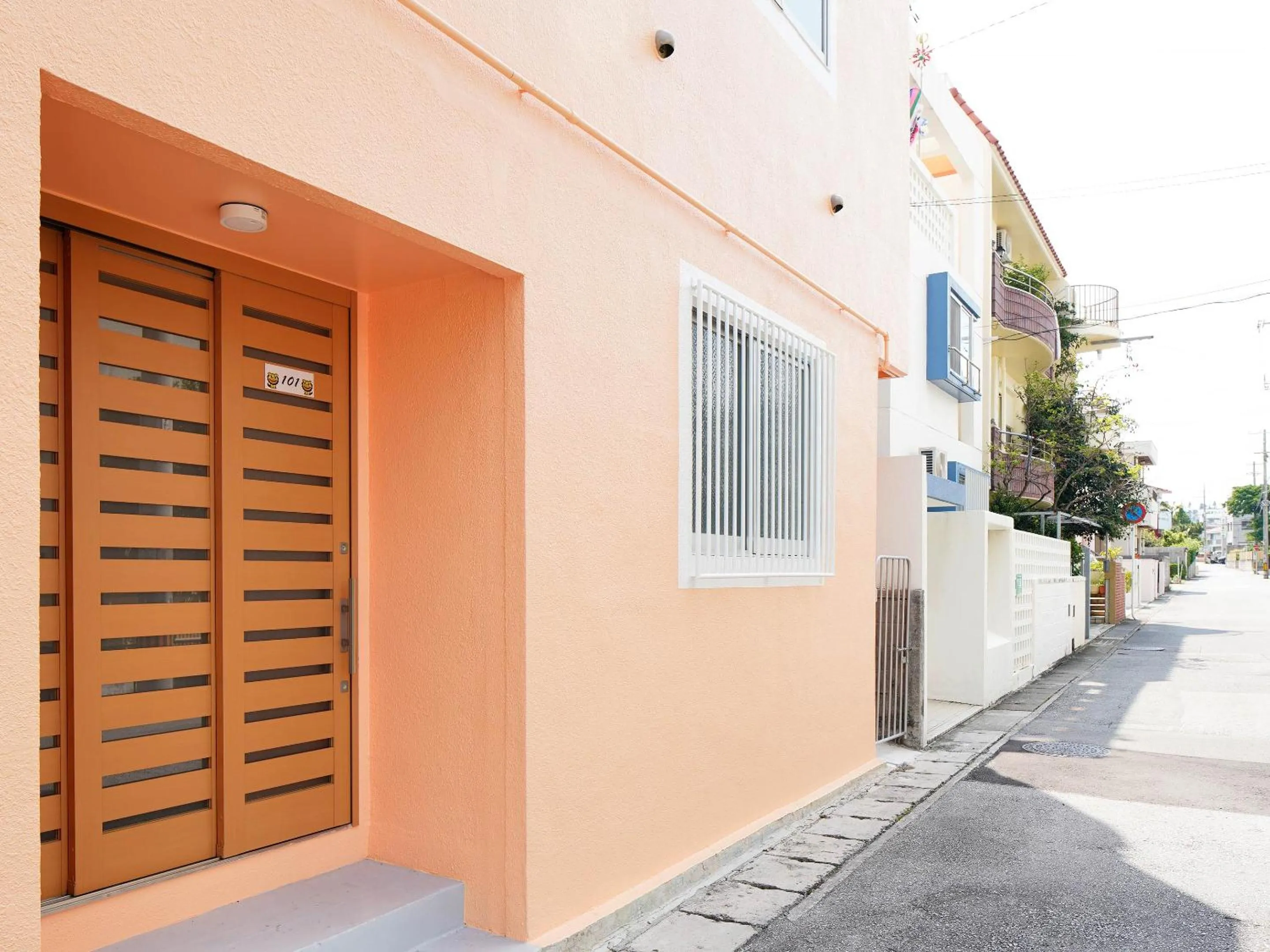 Facade/entrance in Mcity in Furujima