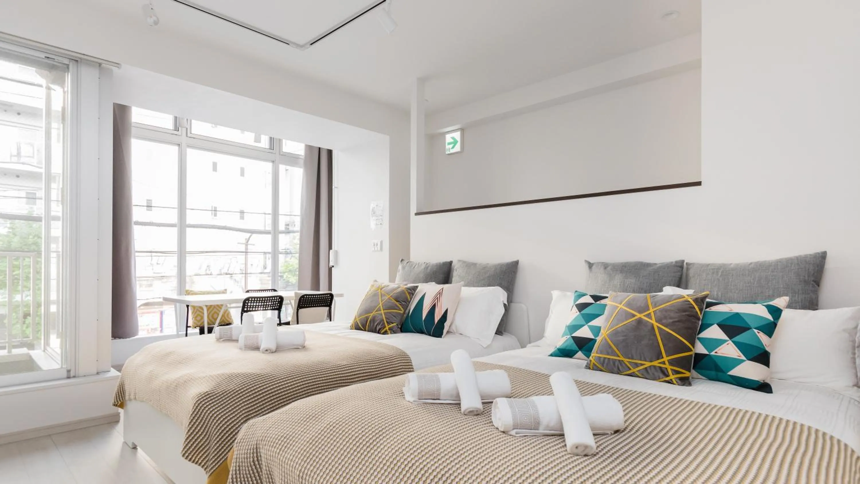 Photo of the whole room, Bed in Hotel Apartment Ueno Inaricho Sta