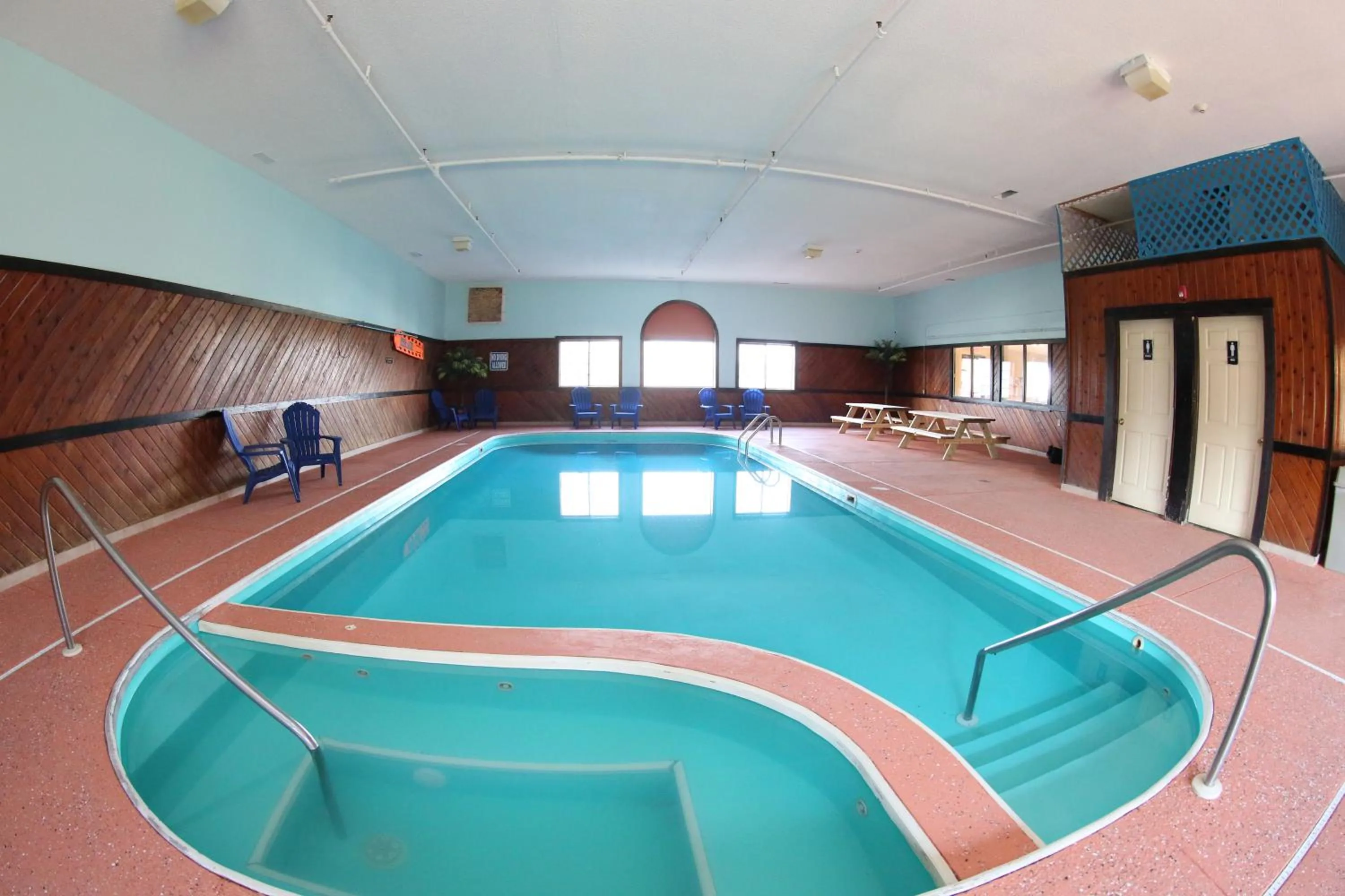 Swimming pool in Super 8 by Wyndham Portsmouth
