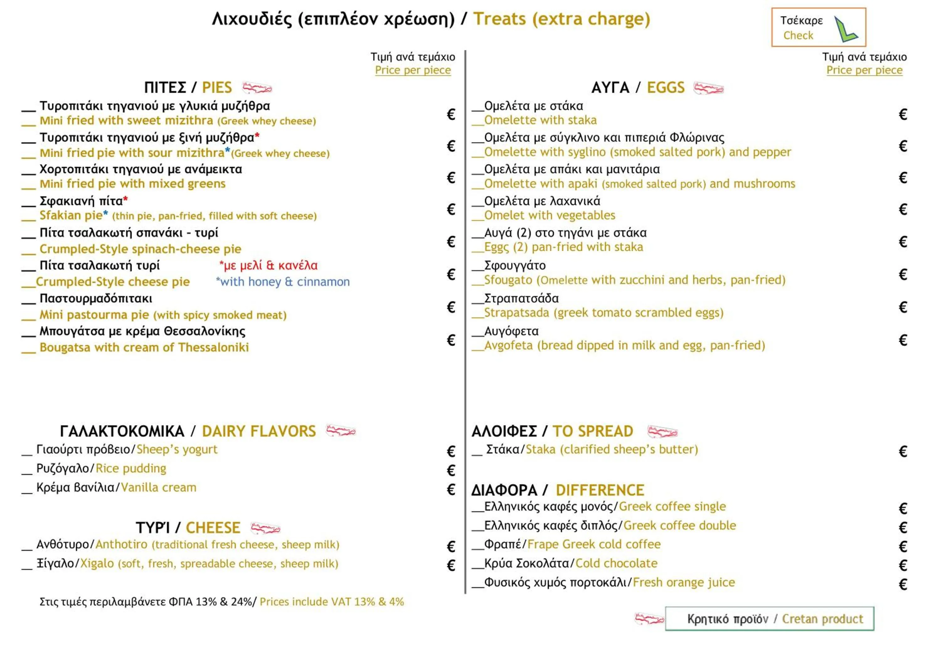 Restaurant/places to eat in New Aurora Apts Studios