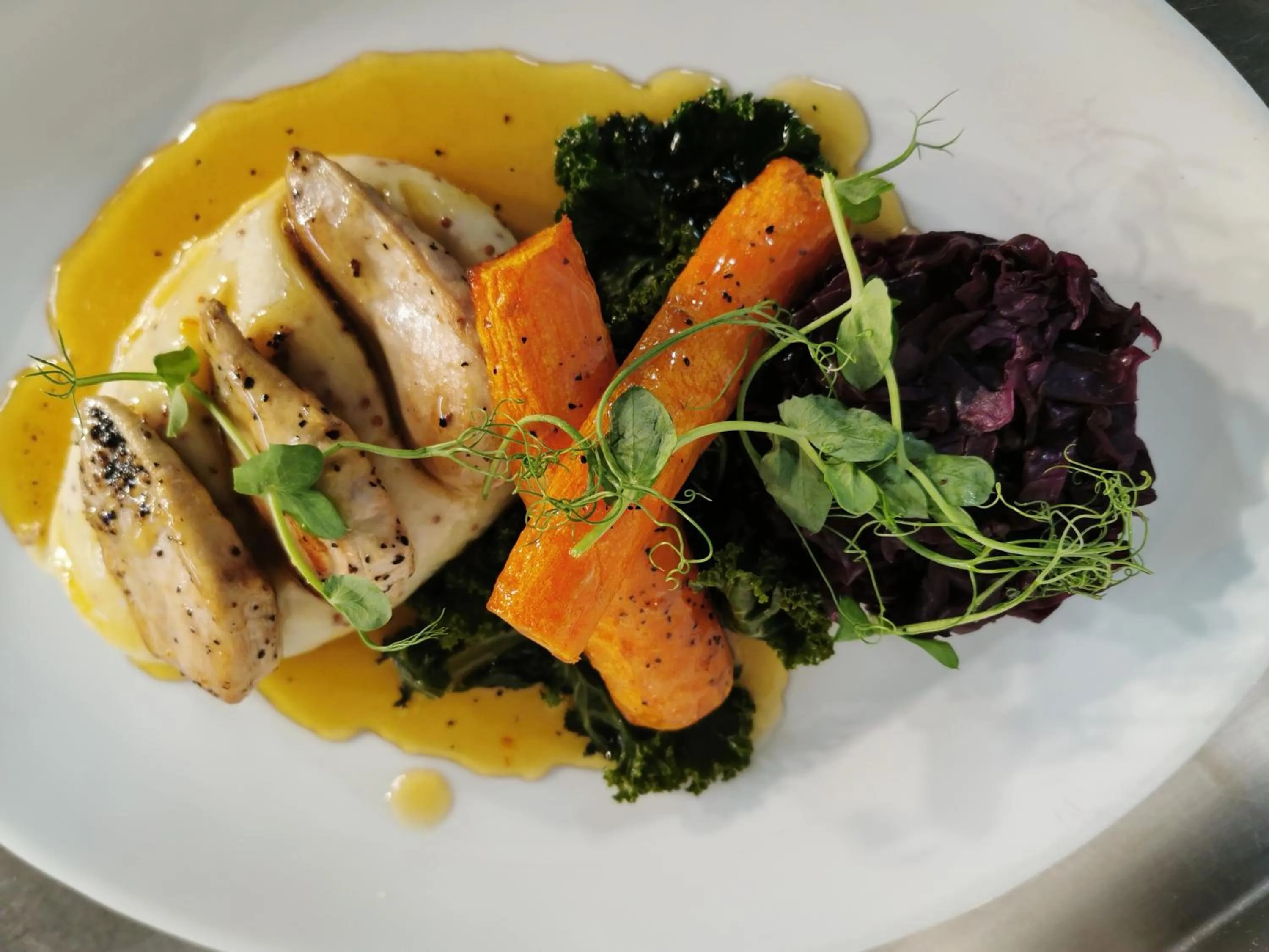 Food close-up in The Manor House Inn