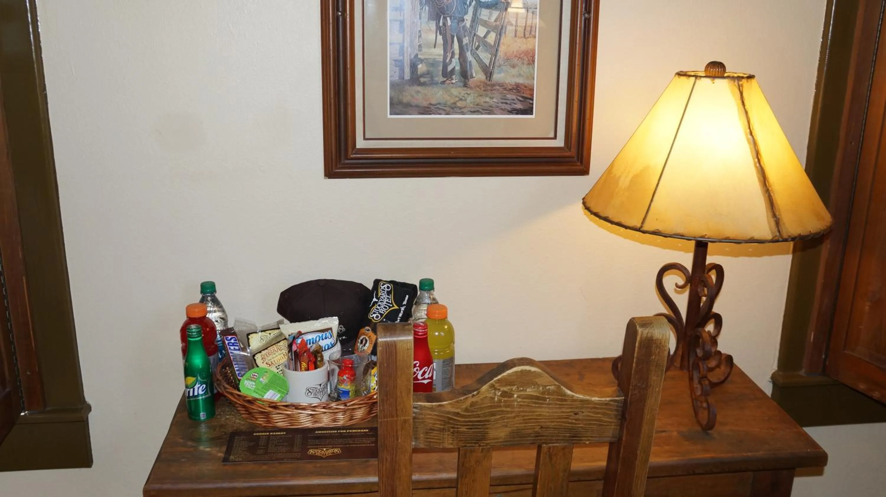 Seating area in Stockyards Hotel